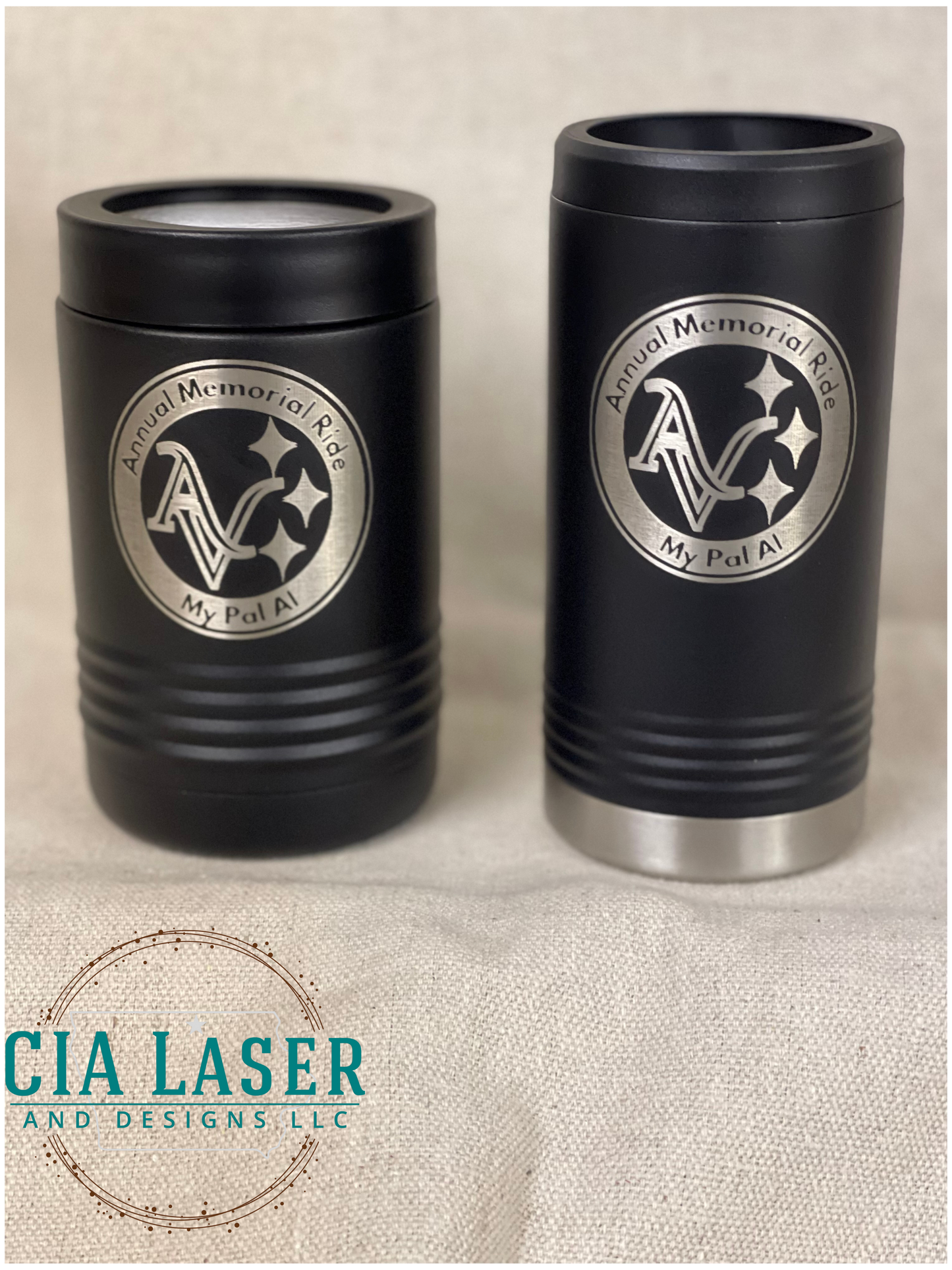 Al Vazquez Memorial Laser Engraved Beverage Carriers
