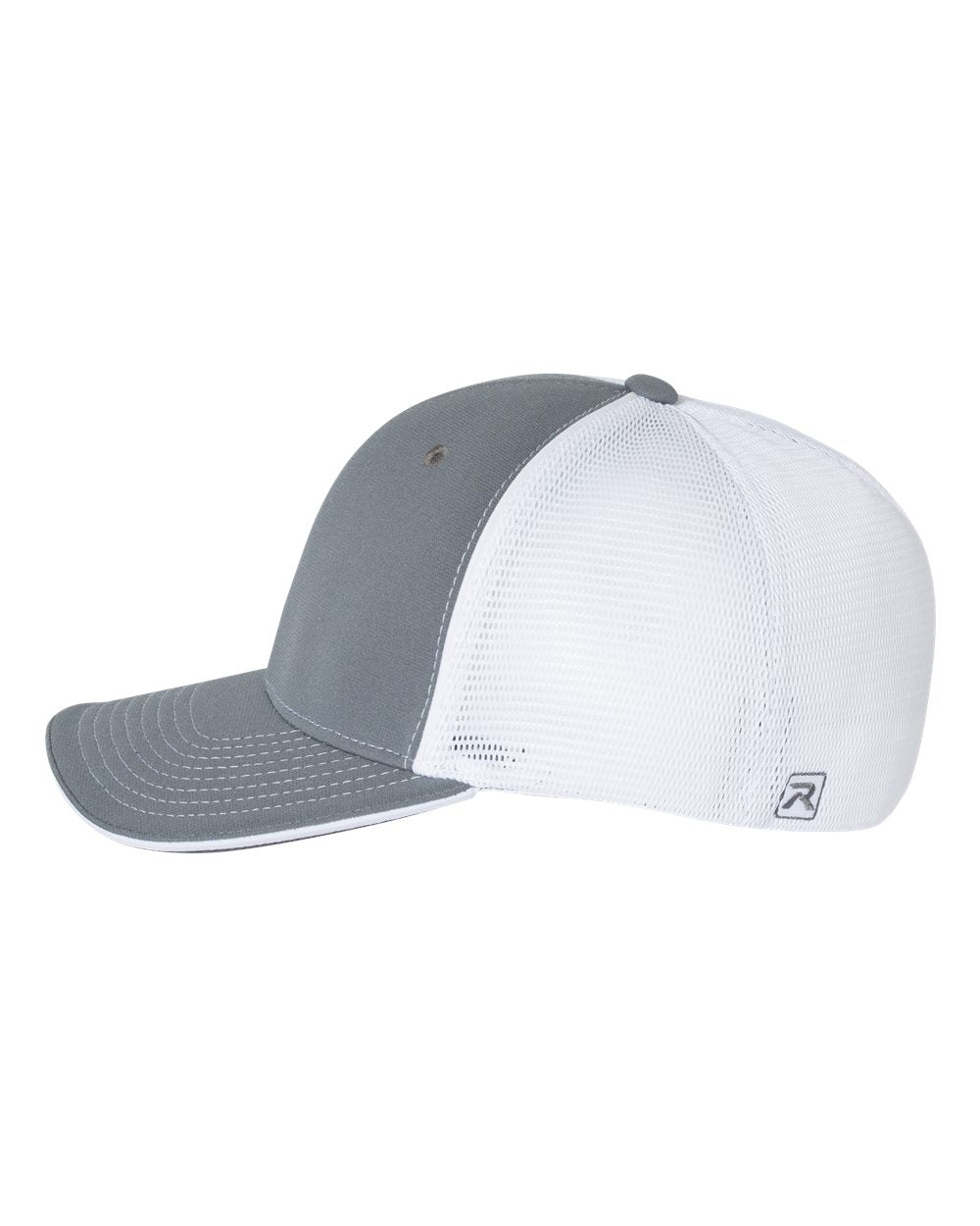 Baseball Hat Richardson Sports mesh R-Flex with Engraved Leatherette Patch Pressed
