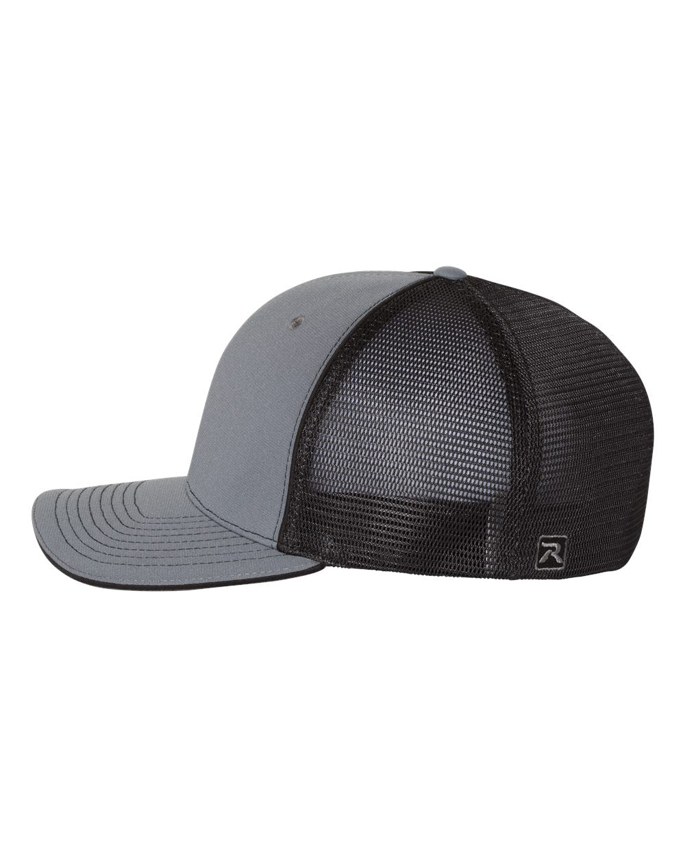 Baseball Hat Richardson Sports mesh R-Flex with Engraved Leatherette Patch Pressed