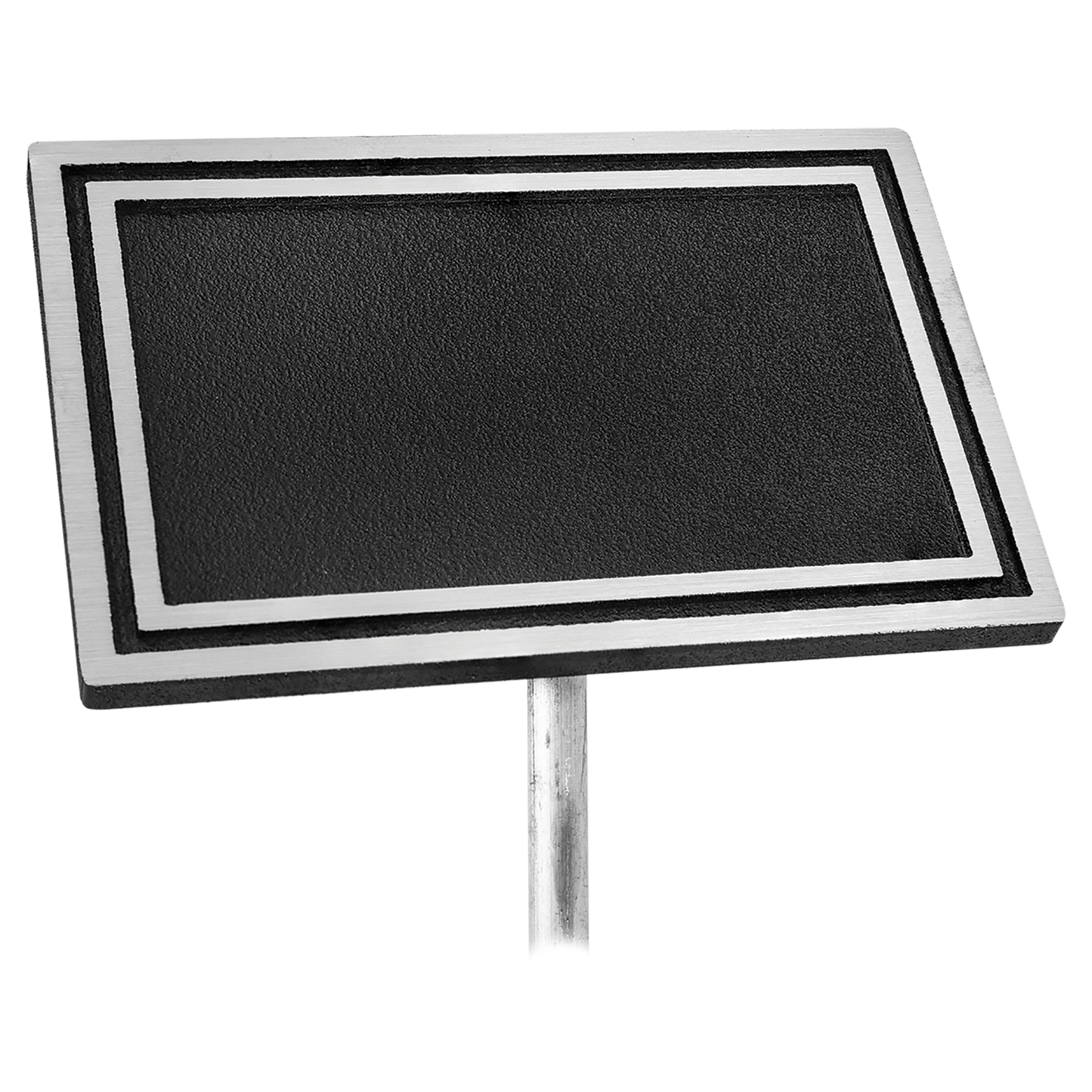 Cast Aluminum Sign with Stand
