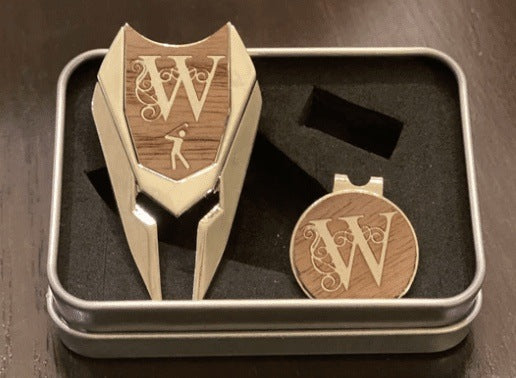 Personalized Divot Tool Set, Ball Marker, Golf Gifts for Men, Fathers Day Golf Gift, Gift for Him, Groomsmen Gift