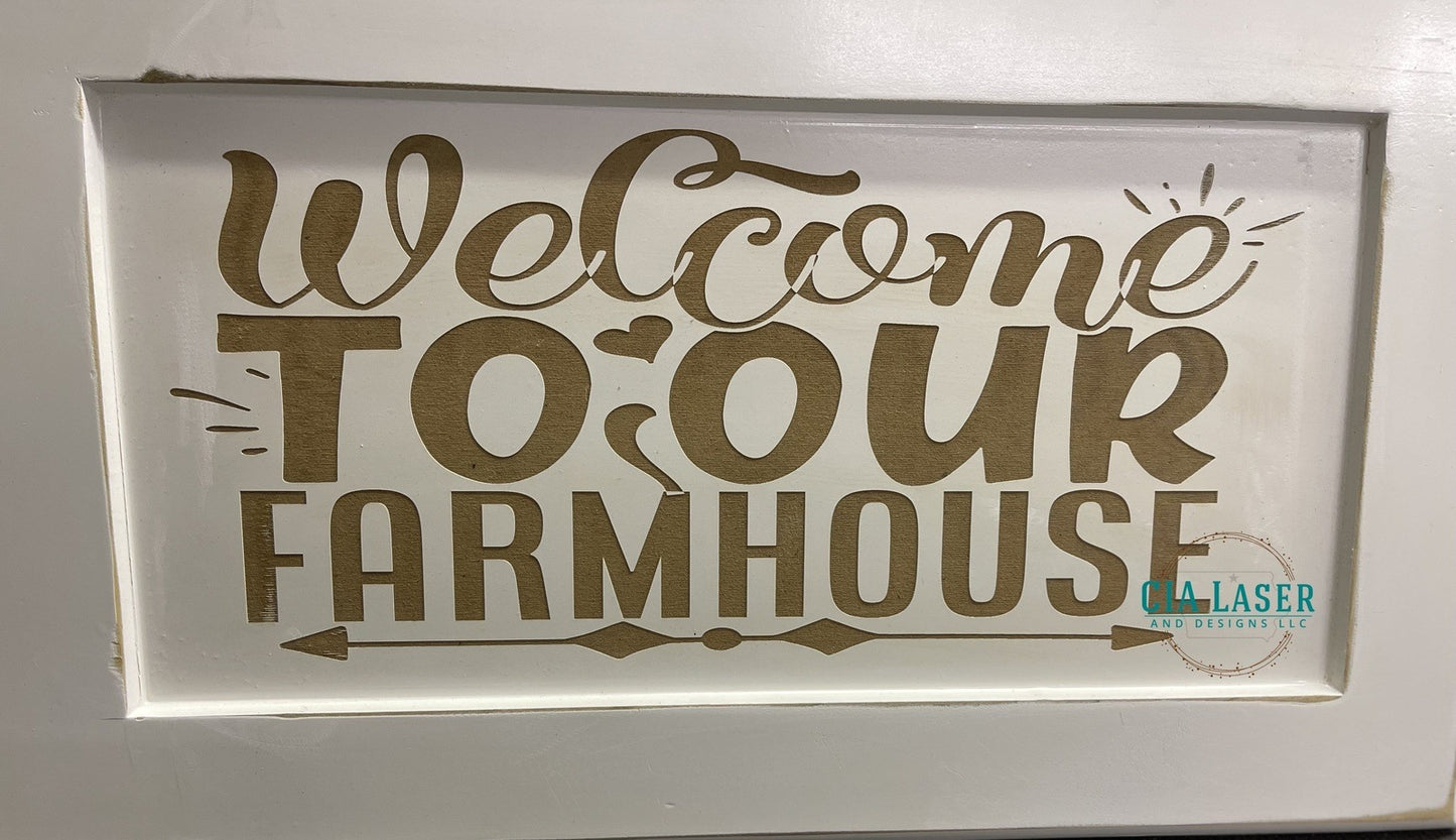 Custom Laser engraved Oak framed picture Large