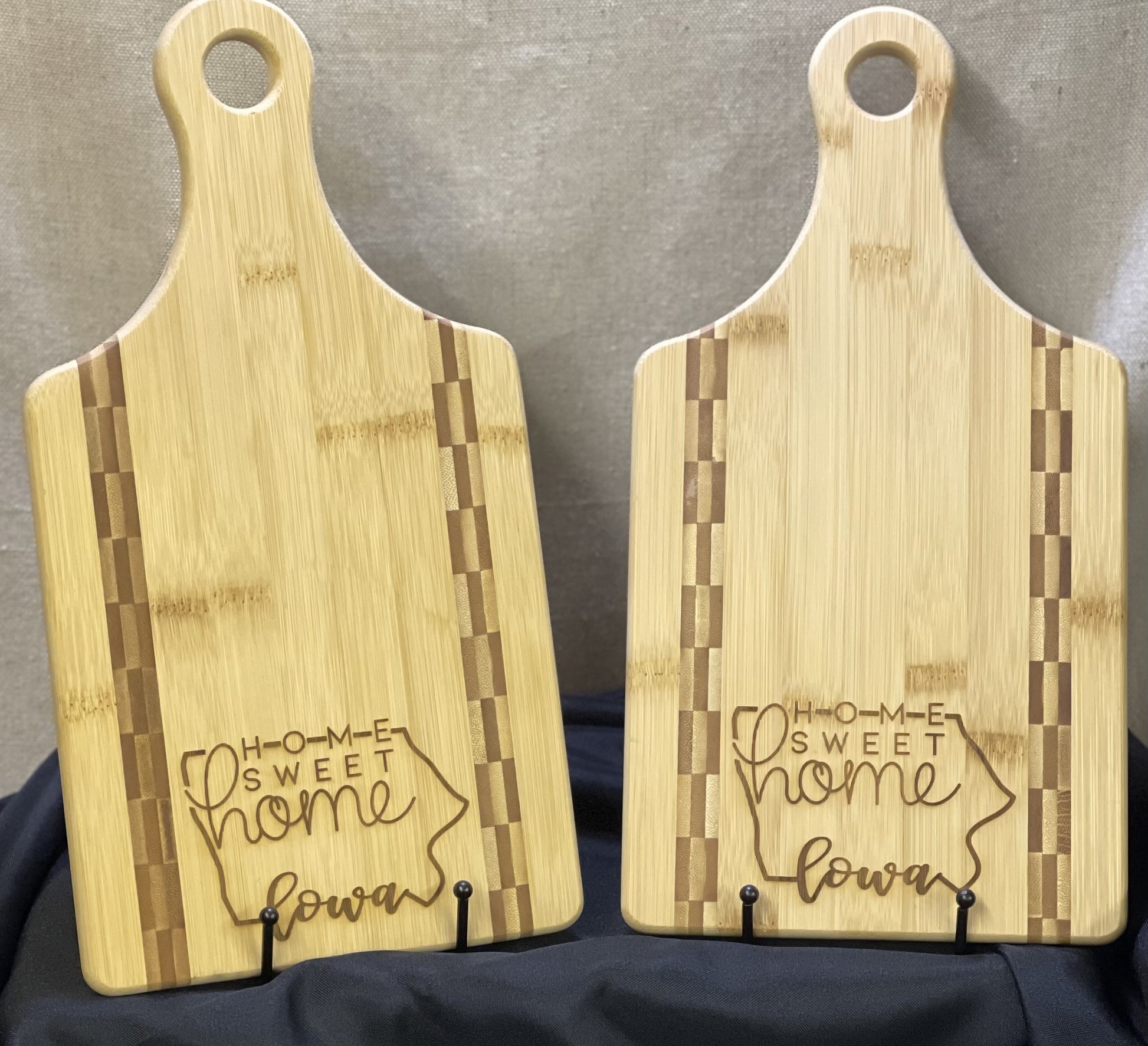 Home Sweet Home Iowa Cutting Board