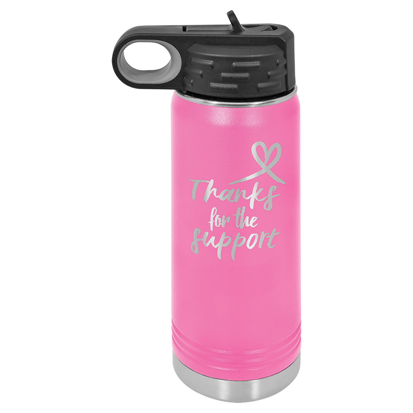 Laser Engraved Pink Breast Cancer Awareness Themed Merchandise