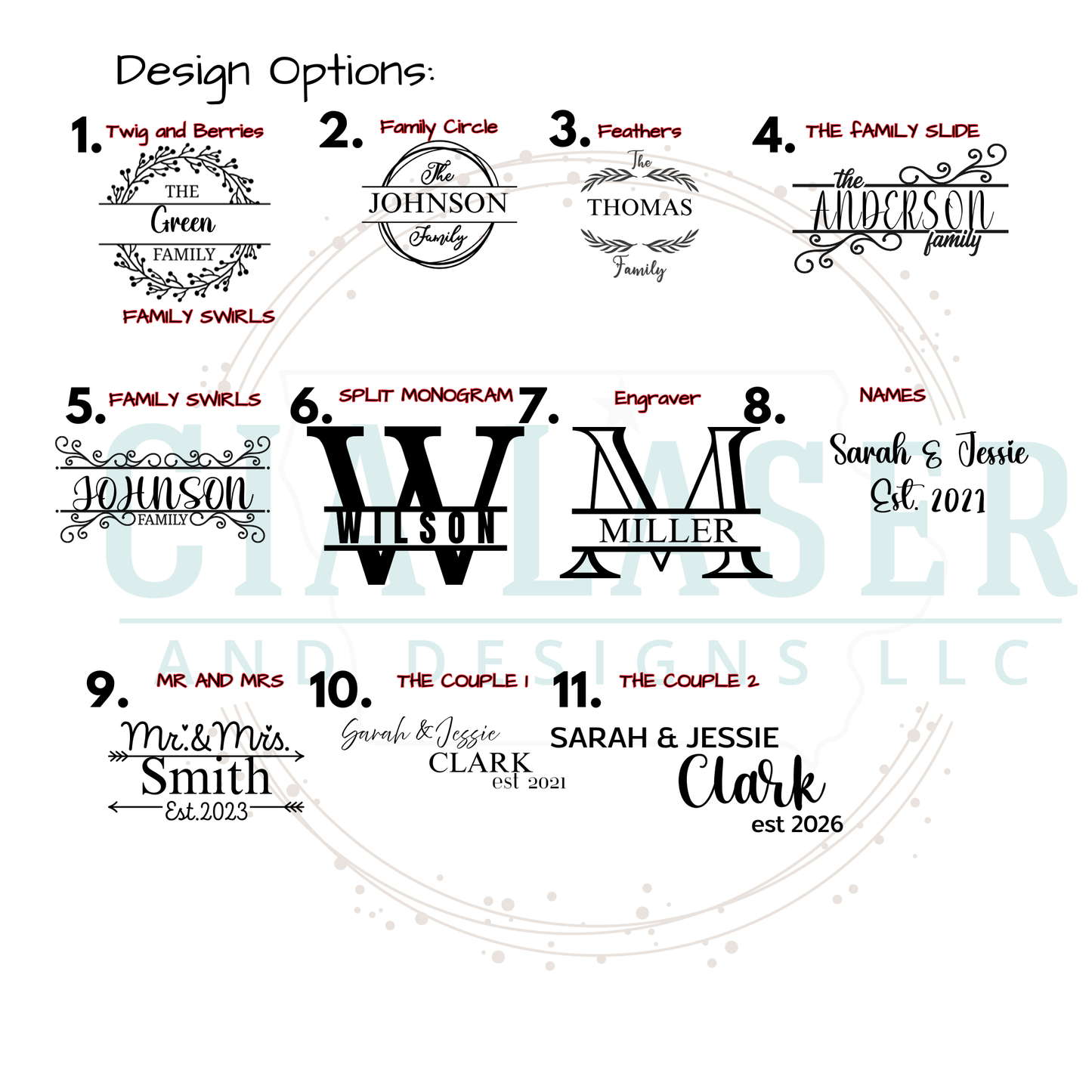 Premium Personalized Laser Engraved