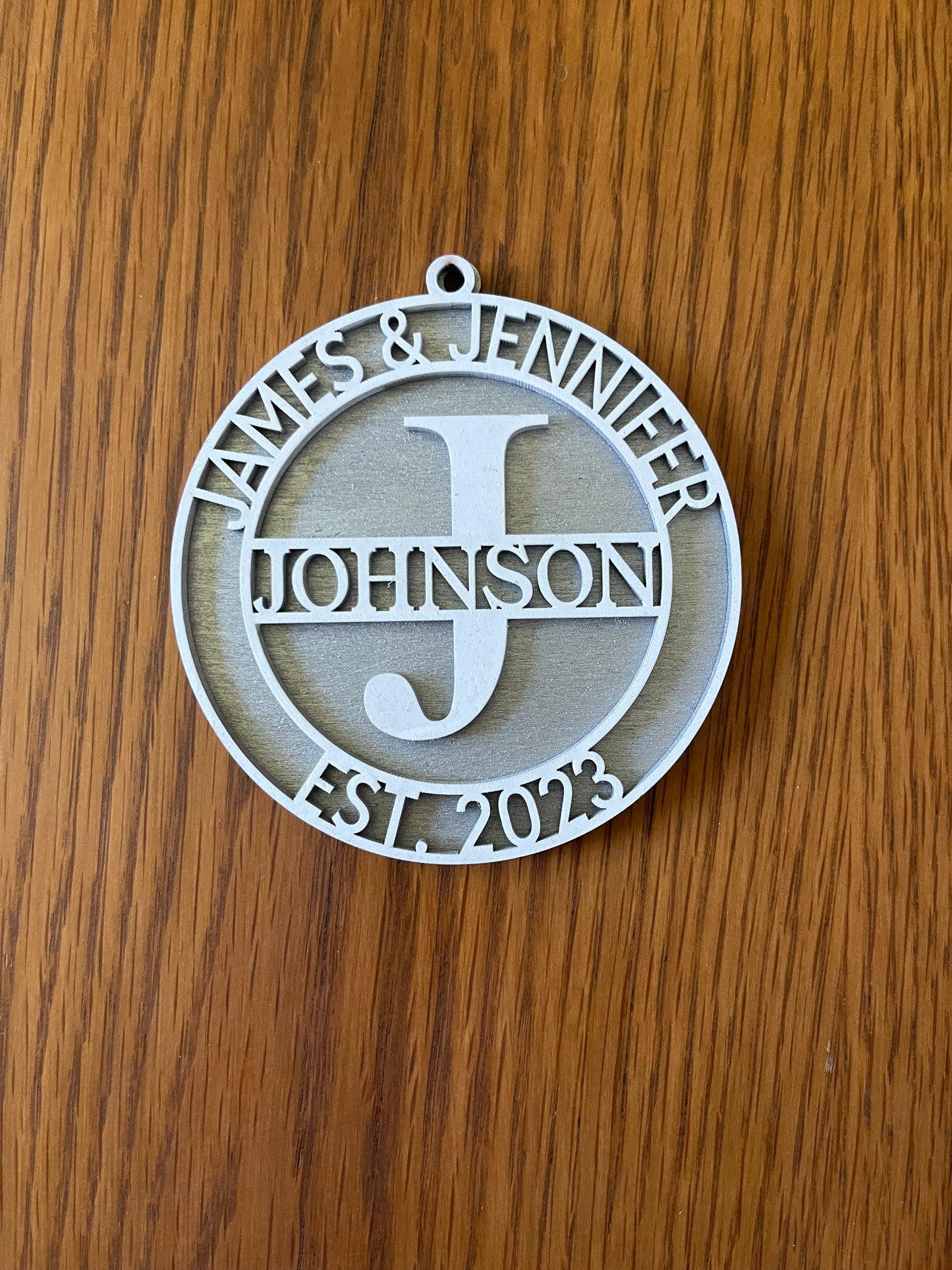 Personalized 3D Laser Cut & Monogram Christmas Ornaments – Customizable Baltic Birch Keepsakes