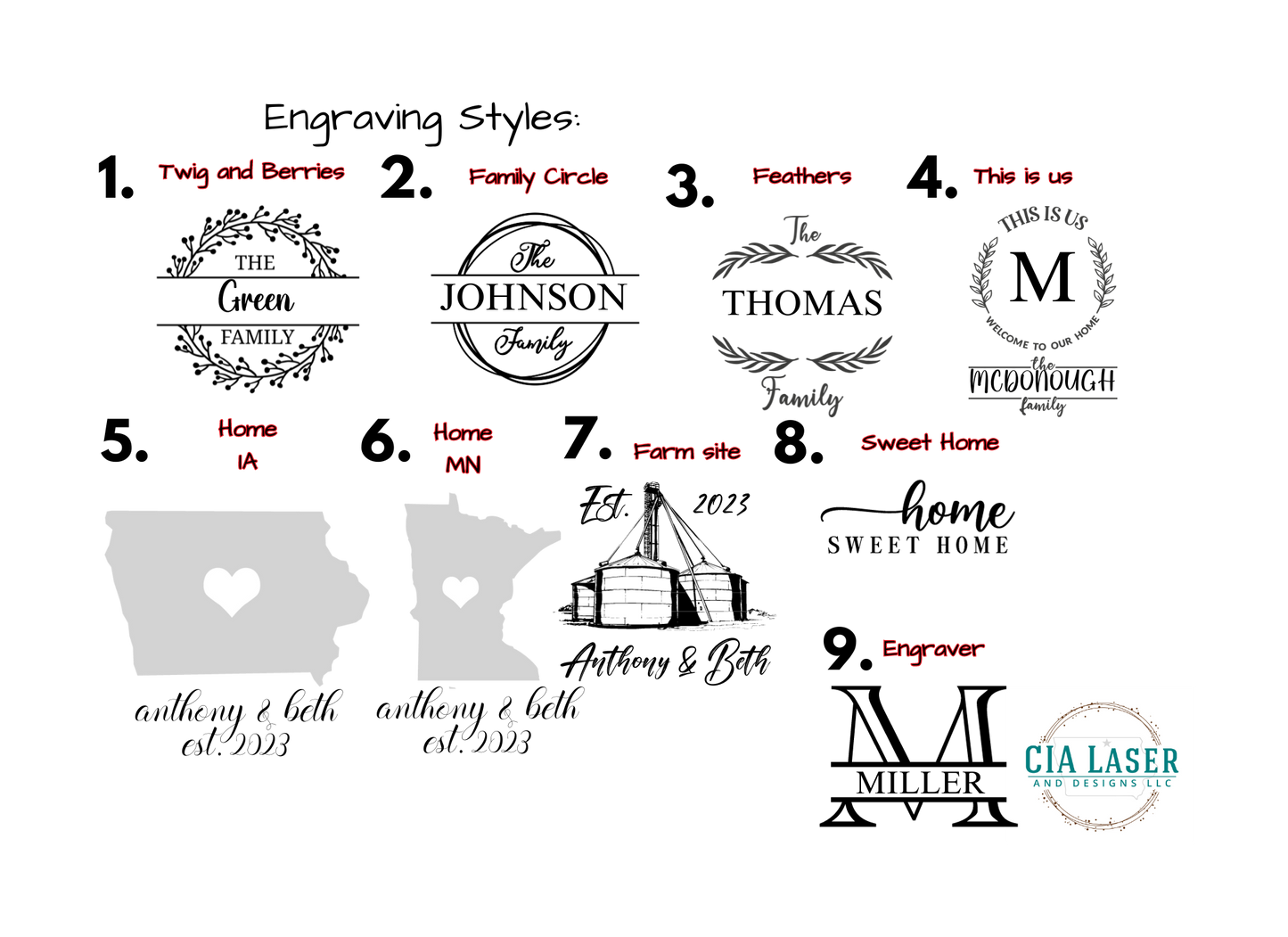 Personalized Golf Bag Tag with Tees, Engraved Leatherette Golf Bag Tag, Father's Day Gift, Gift for Dad, Home Closing, Gift for Her, Gift for Mom,