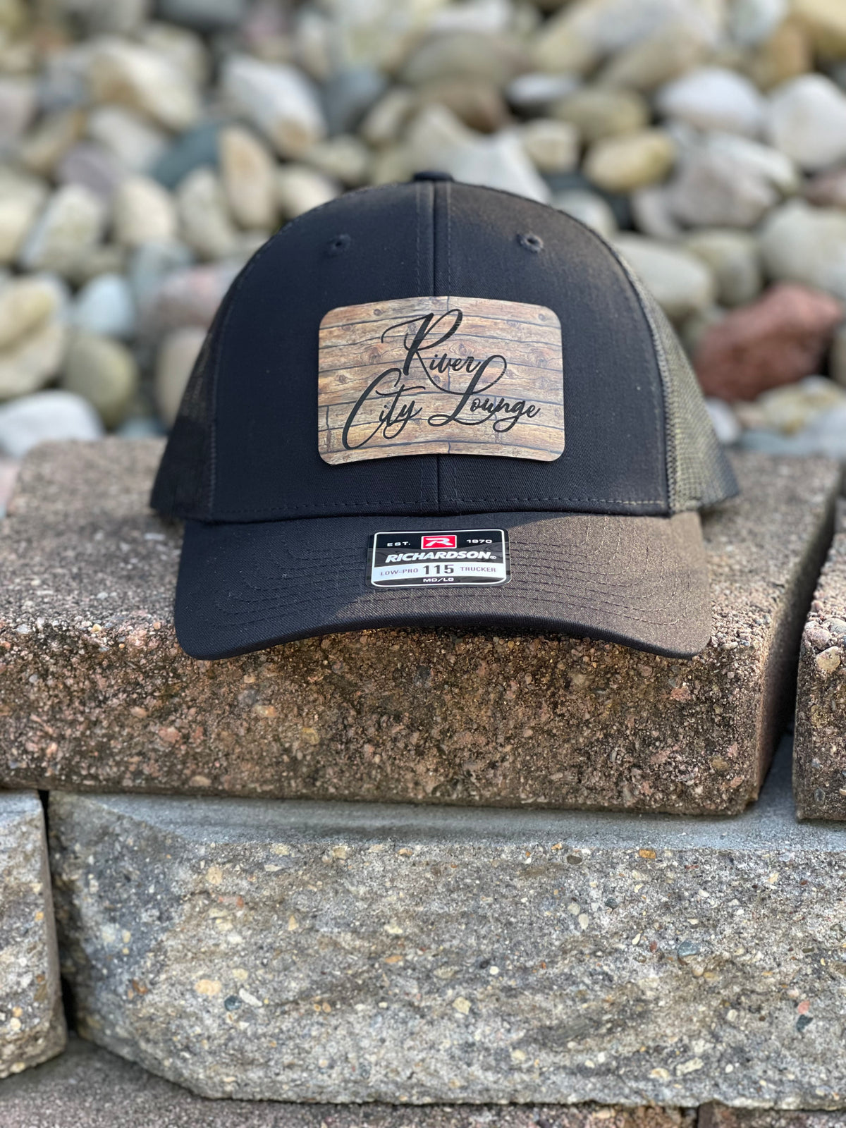 Leatherette Laser engraved Company logo Personalized hats