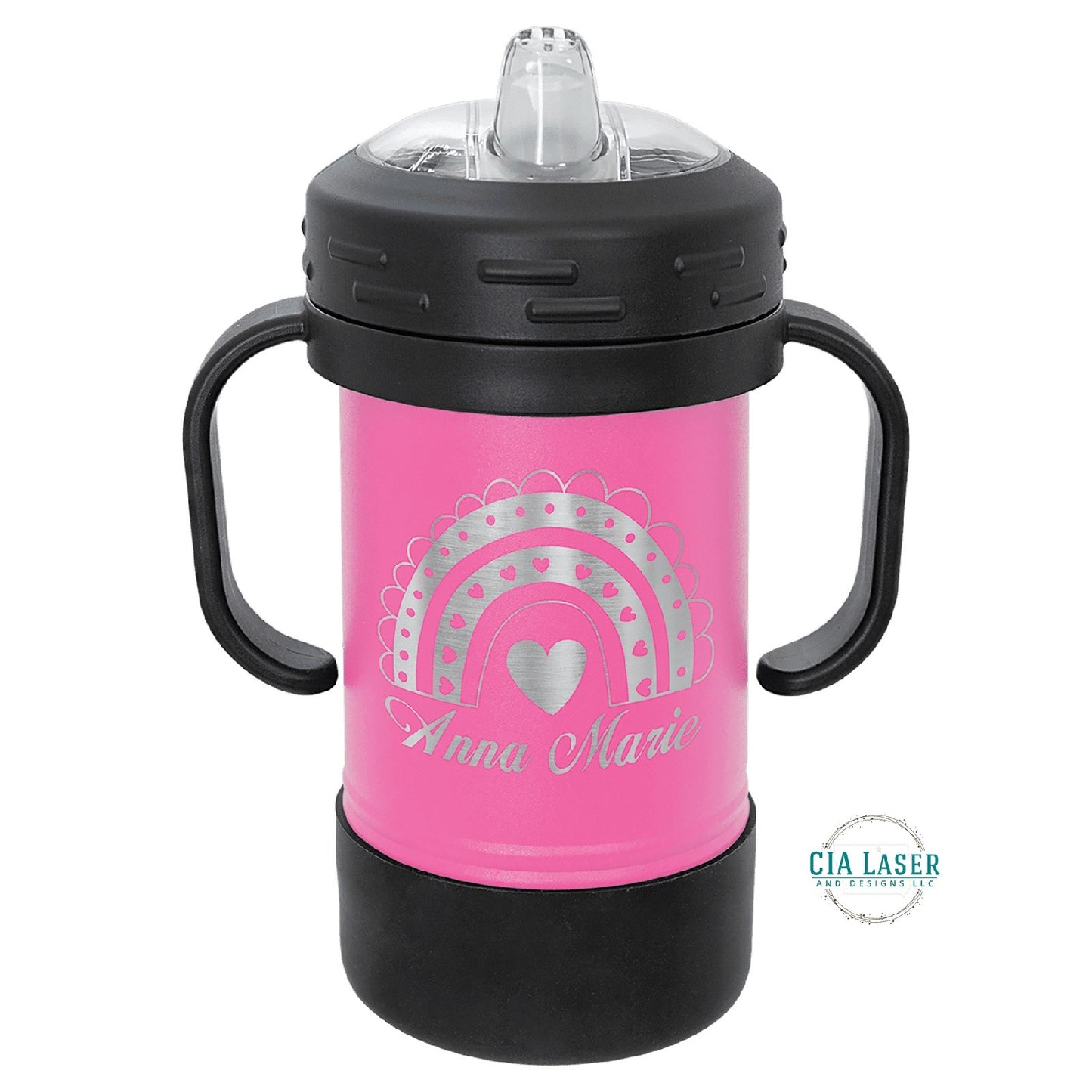 10oz Polar Camel Sippy Cups Laser Engraved Personalized