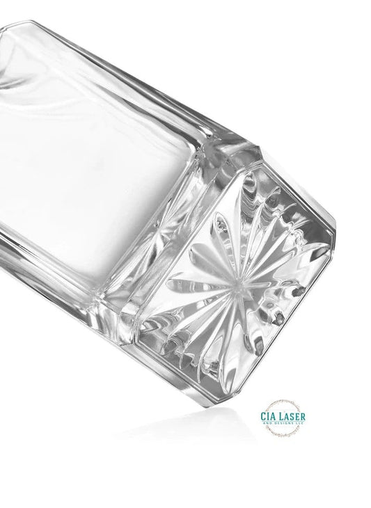 Personalized Monogrammed Engraved Whiskey Decanter Set 750ml