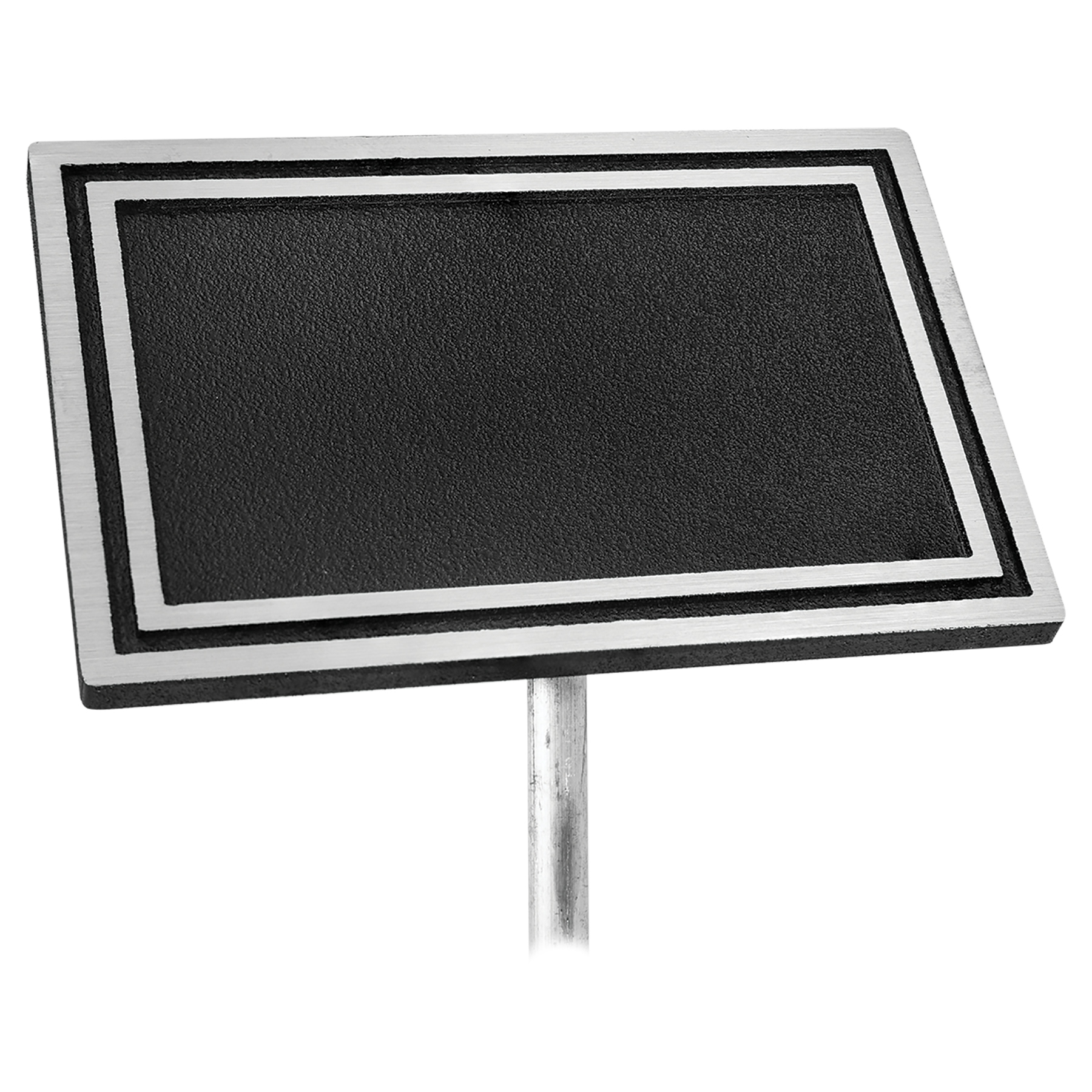 Cast Aluminum Sign with Stand