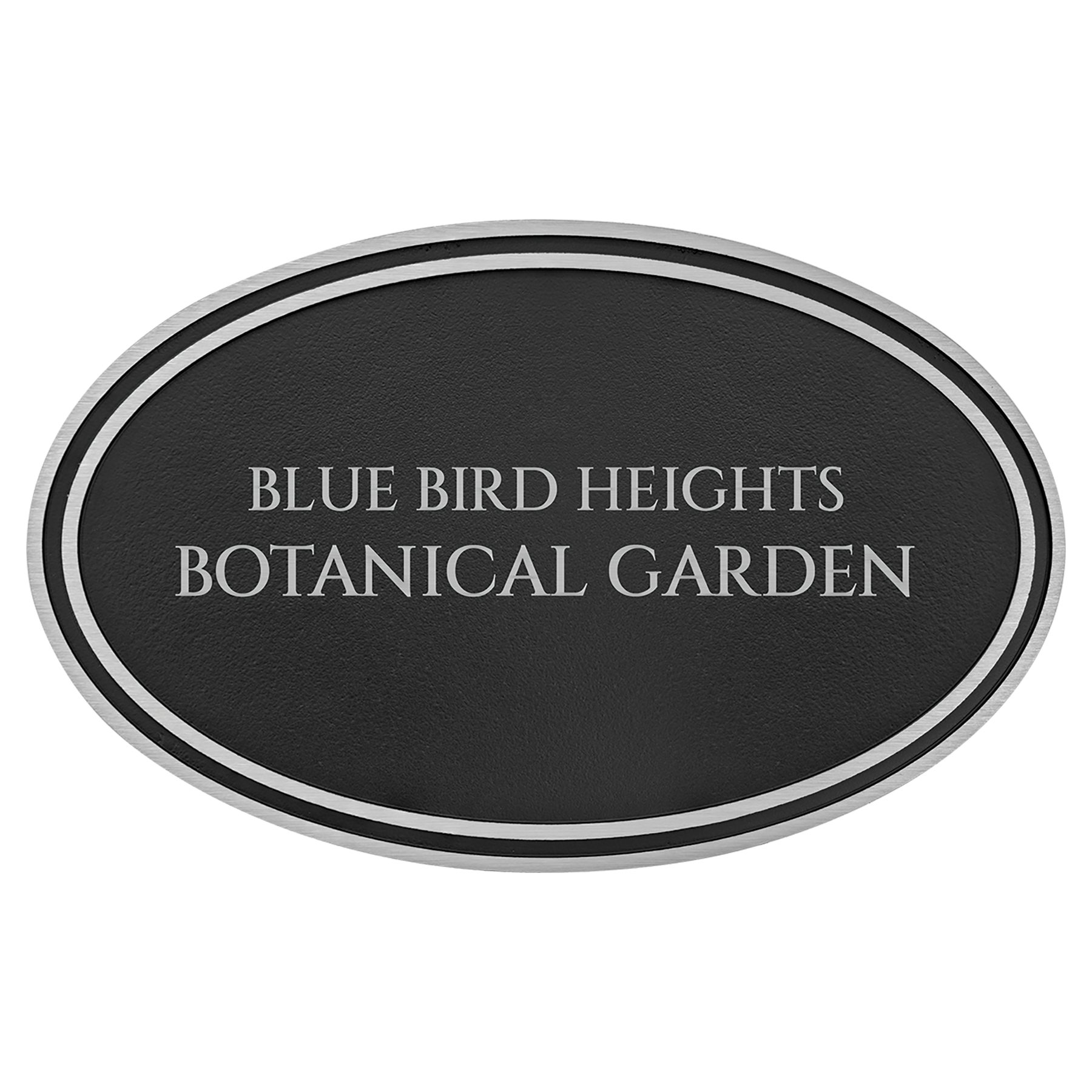 Cast Aluminum Sign with Stand