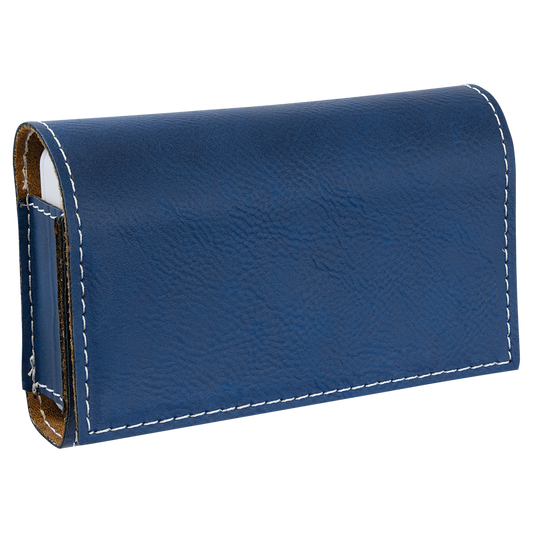 Compact Pill Box with Personalized Leatherette Case