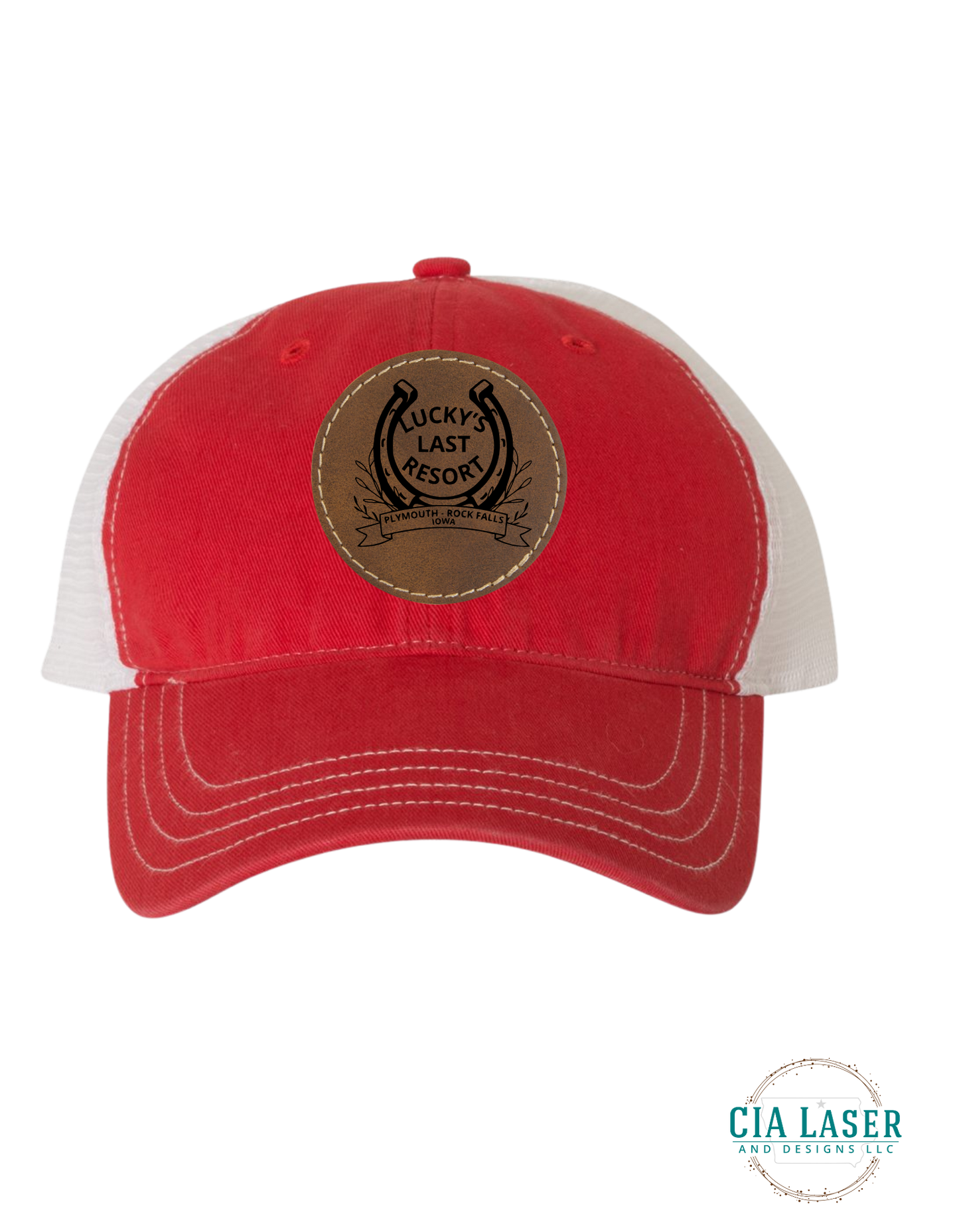 Custom Baseball Hat with Lucky's Last Resort