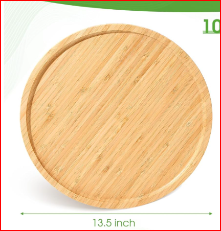 Custom Santa Claus Wood Tray - Laser Engraved Christmas Décor Gift