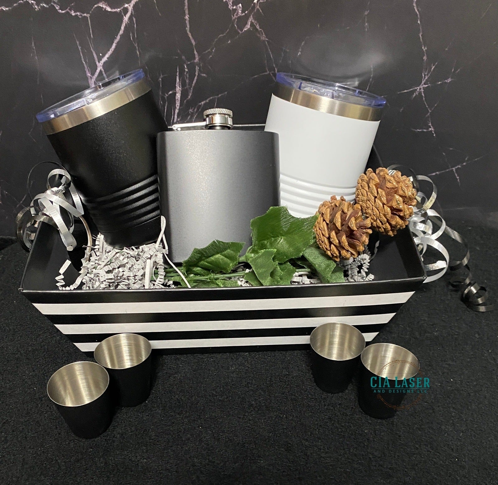 Flask Set Basket