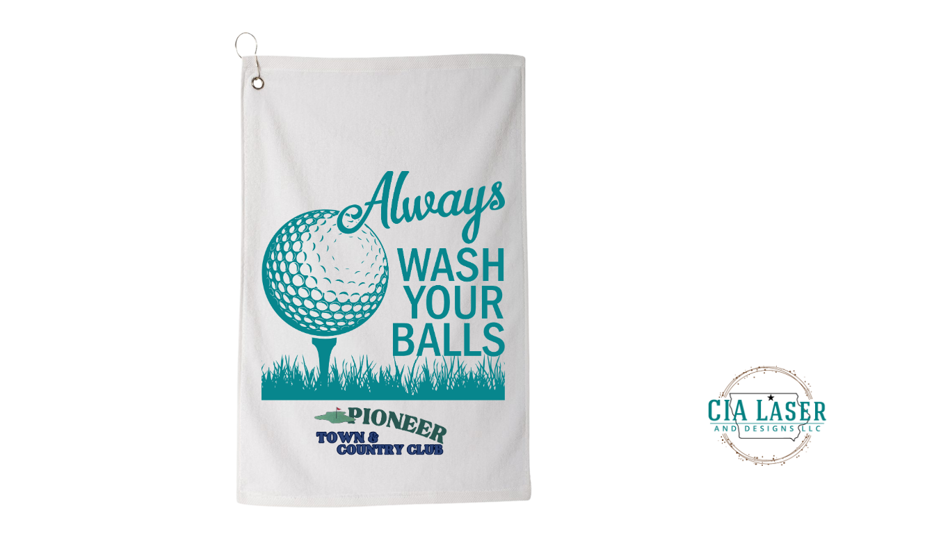 Funny golf towels|Business branded company logo golf towels|Golf towels with funny sayings