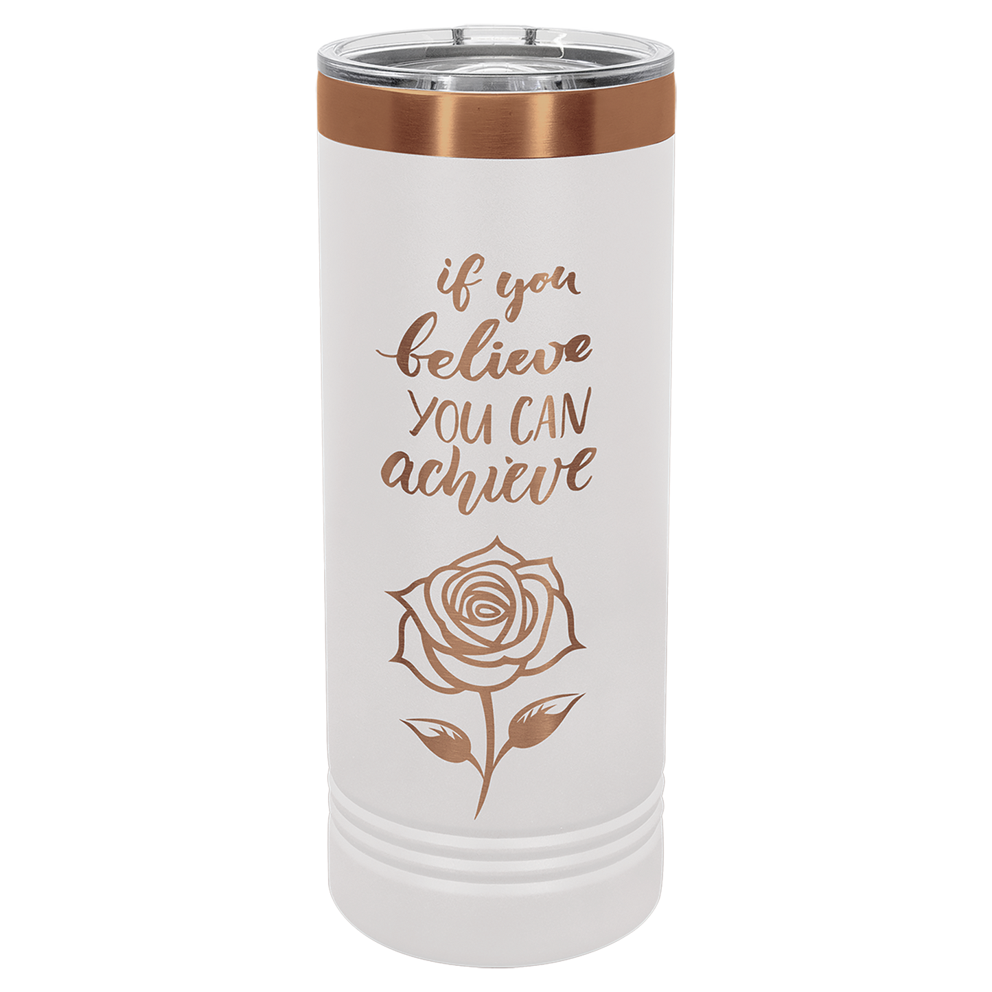 Laser Engraved ION plated Personalized Polar Camel Double Insulated with slider lid