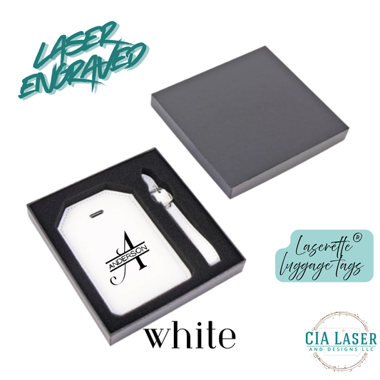Laserette® Personalized Luggage Tag