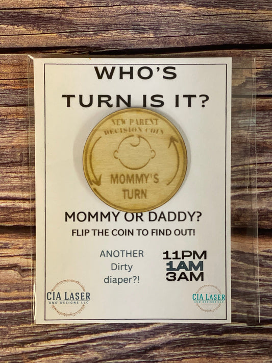 New Parent Decision Coin