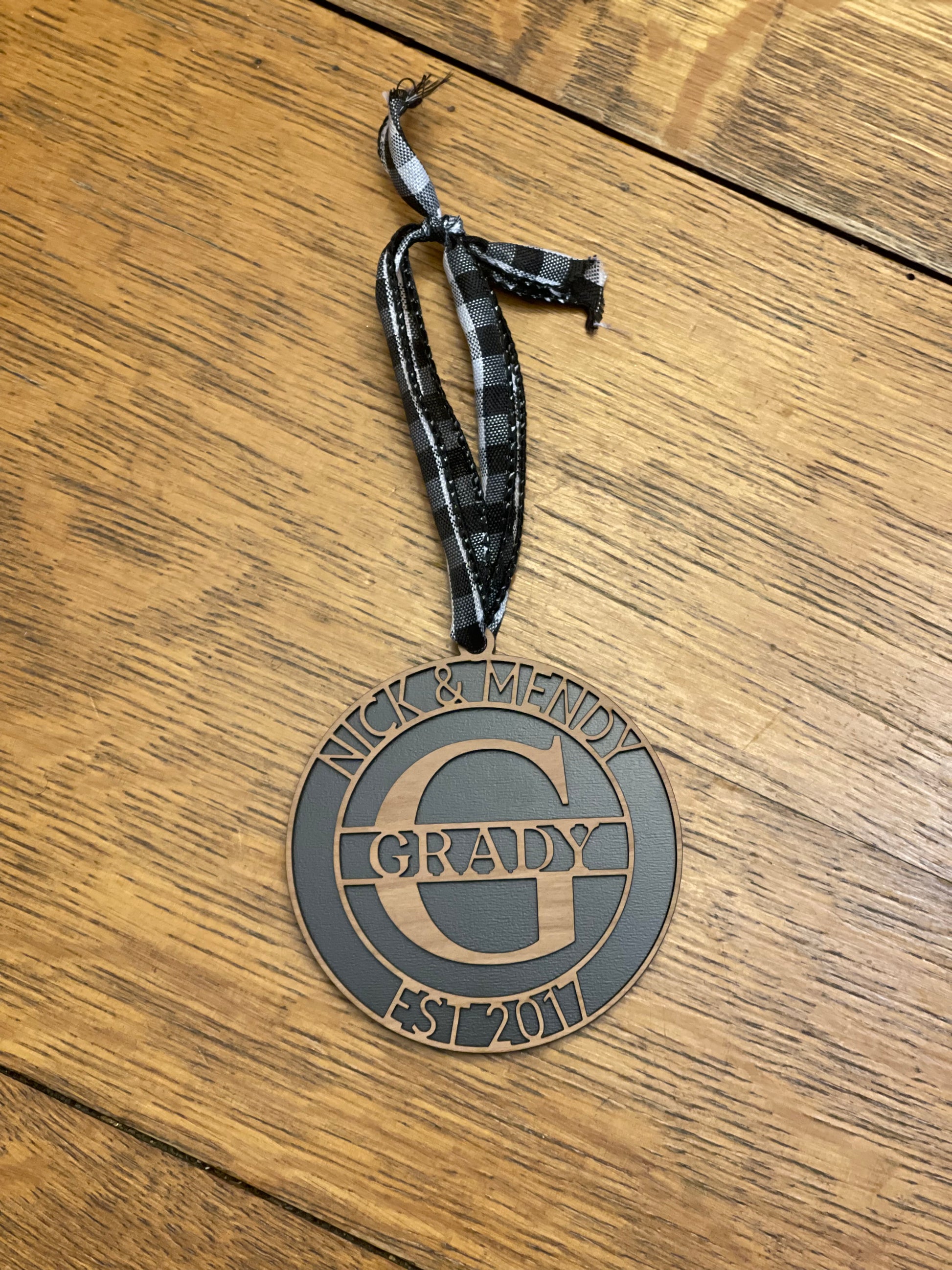 Personalized 3D Laser Cut & Monogram Christmas Ornaments – Customizable Baltic Birch Keepsakes