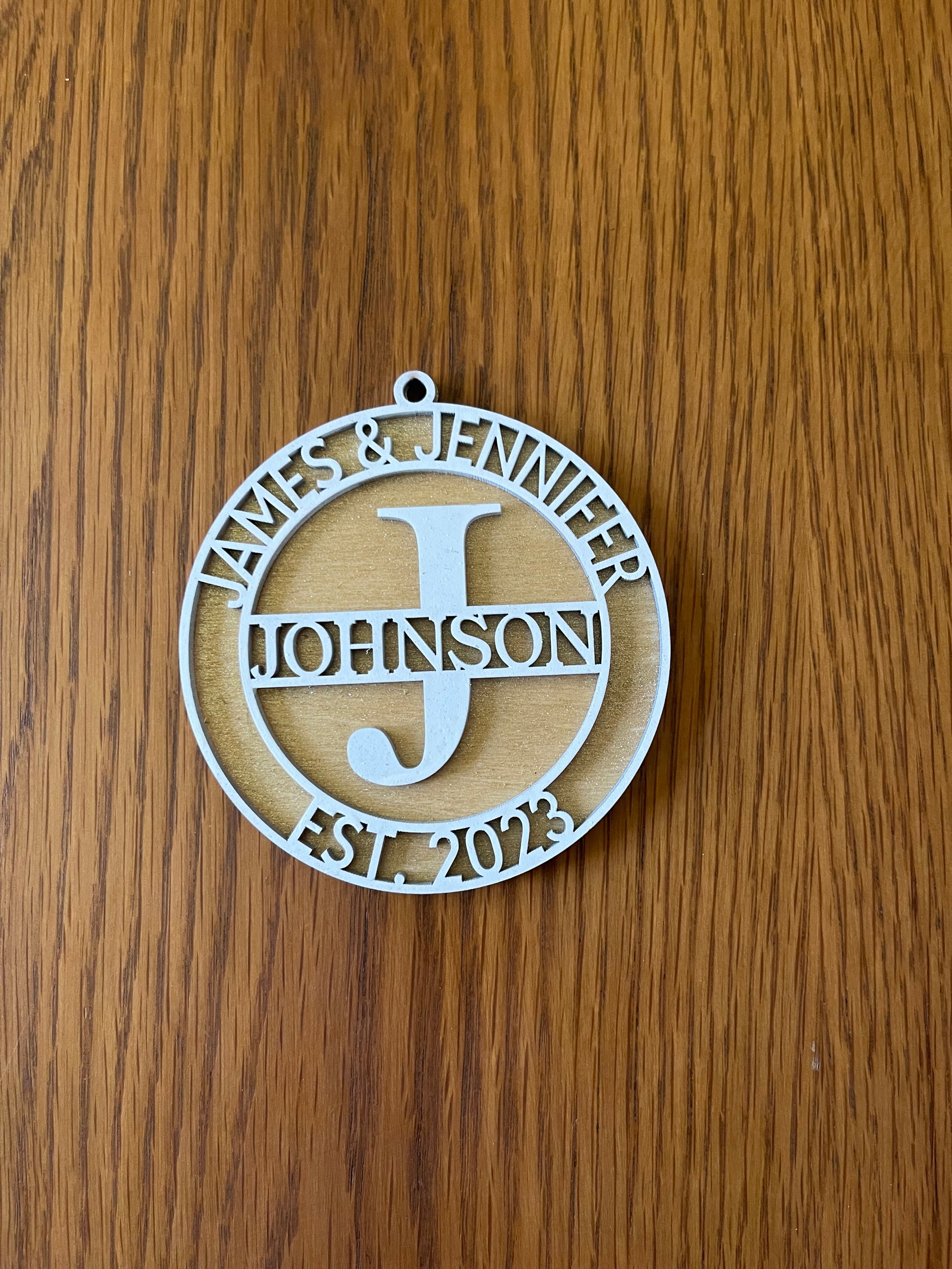 Personalized 3D Laser Cut & Monogram Christmas Ornaments – Customizable Baltic Birch Keepsakes