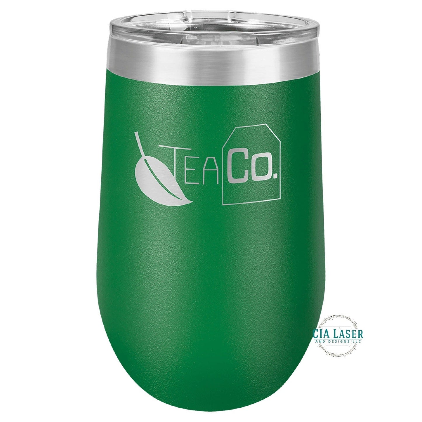 16oz Laser Engraved Personalized Wine Tumbler