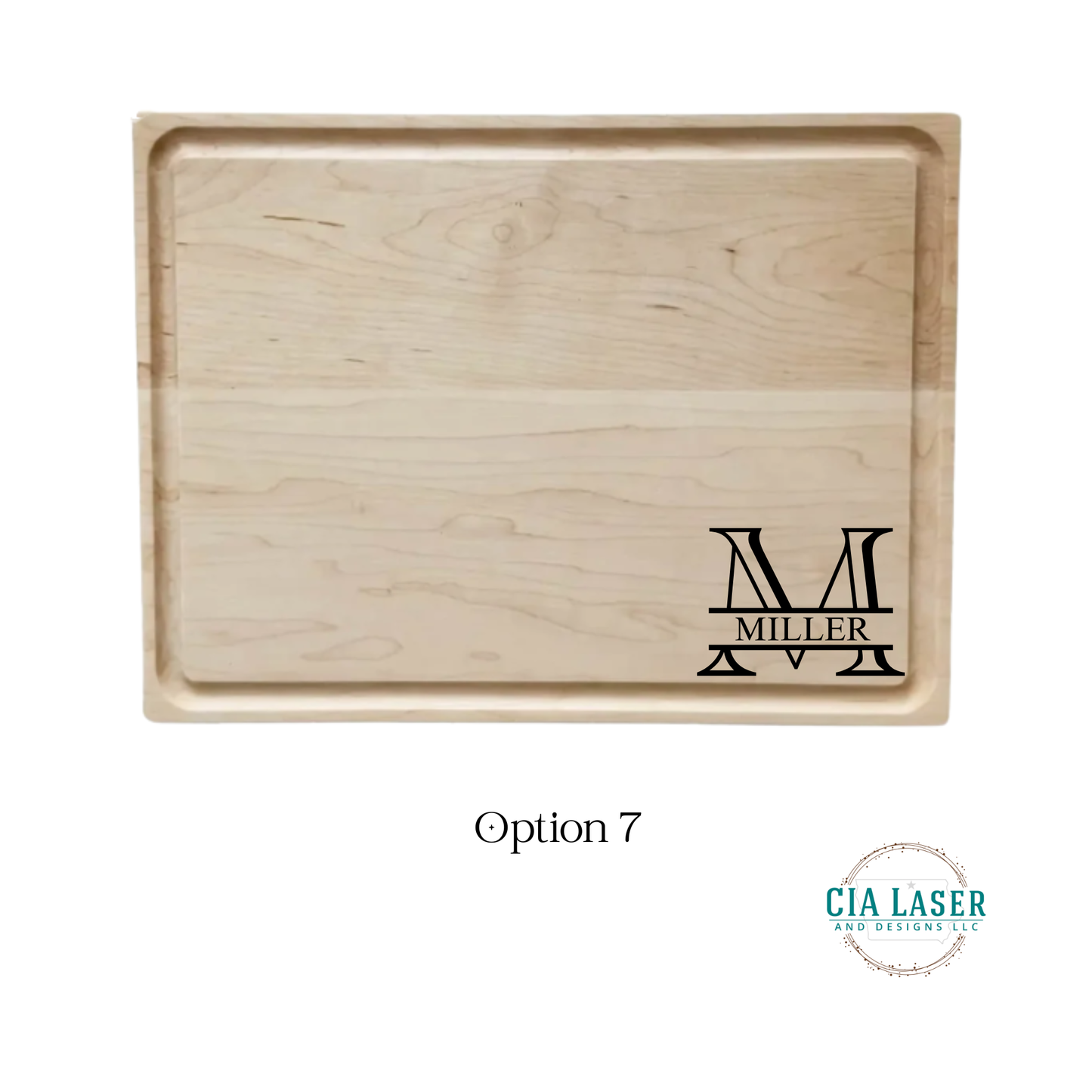Premium Personalized Laser Engraved Maple Charcuterie board MADE IN THE USA