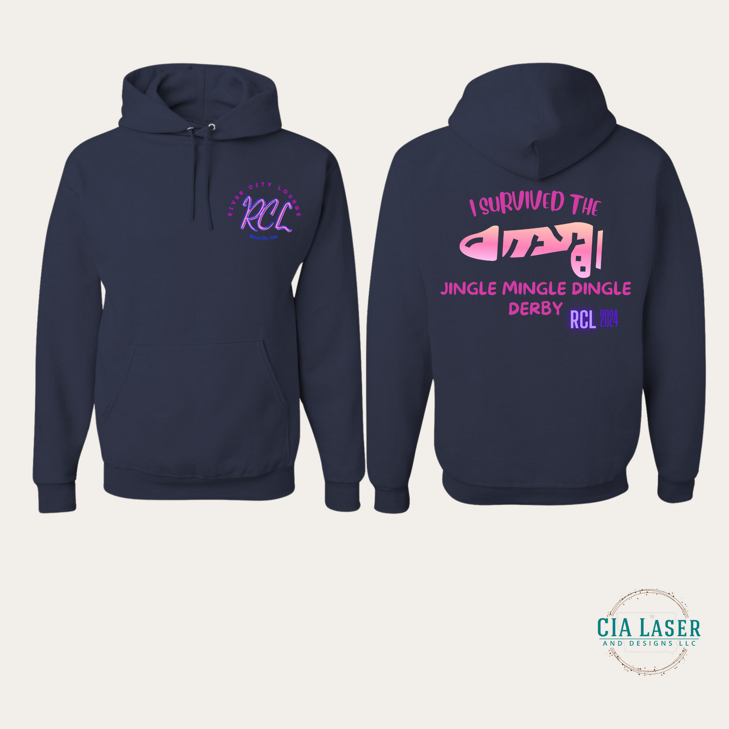 River City Lounge Jingle Mingle Dingle Derby Sweatshirts