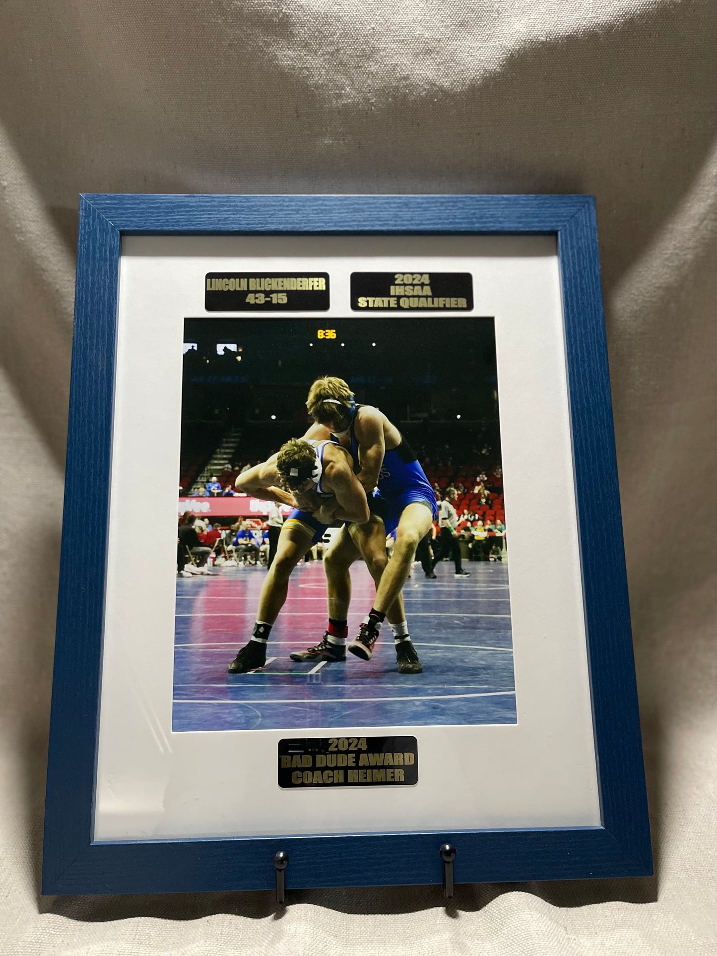 Sports Award Picture Frame 11x14 Photo Plaque Personalized Engraved Matted