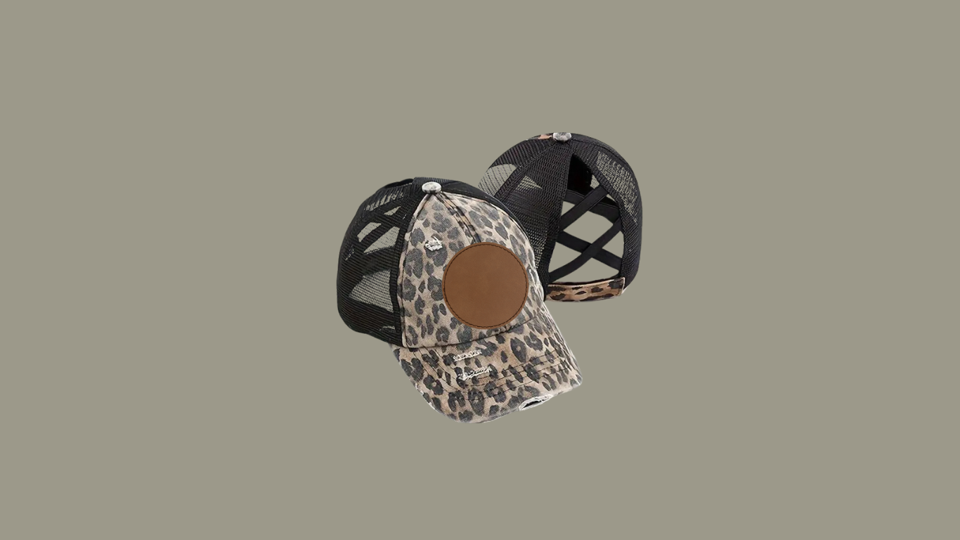 Vintage hat|Laser engraved patch hats|Custom patch laser engraved hats