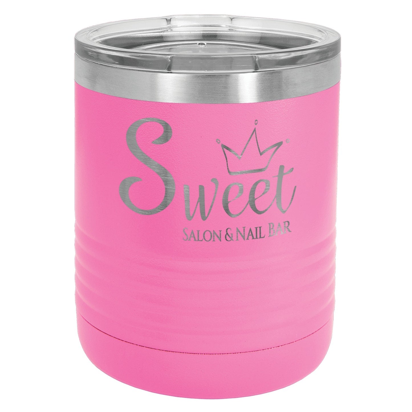 10oz Personalized Stemless Lowball Steel Ringneck Powder Coated Vacuum Insulated Tumbler Laser Engraved Tumbler, Custom Tumbler, Gifts for Him/Her, Insulated Coffee Tumbler, Custom Engraved Tumblers, Cooperate Gift, Whiskey Rocks Tumbler Customized