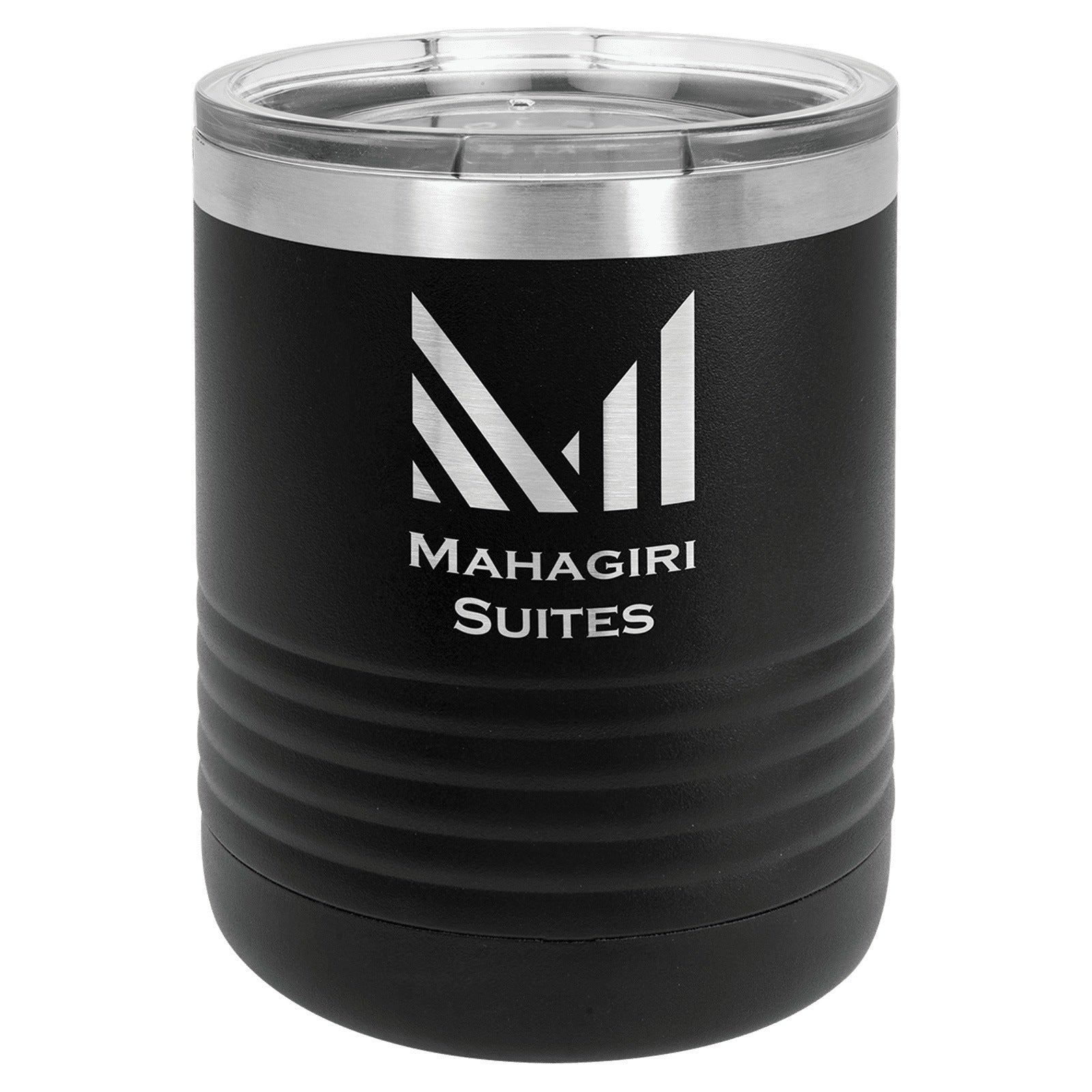 10oz Personalized Stemless Lowball Steel Ringneck Powder Coated Vacuum Insulated Tumbler Laser Engraved Tumbler, Custom Tumbler, Gifts for Him/Her, Insulated Coffee Tumbler, Custom Engraved Tumblers, Cooperate Gift, Whiskey Rocks Tumbler Customized