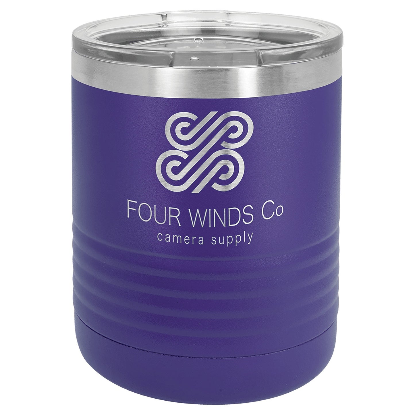10oz Personalized Stemless Lowball Steel Ringneck Powder Coated Vacuum Insulated Tumbler Laser Engraved Tumbler, Custom Tumbler, Gifts for Him/Her, Insulated Coffee Tumbler, Custom Engraved Tumblers, Cooperate Gift, Whiskey Rocks Tumbler Customized