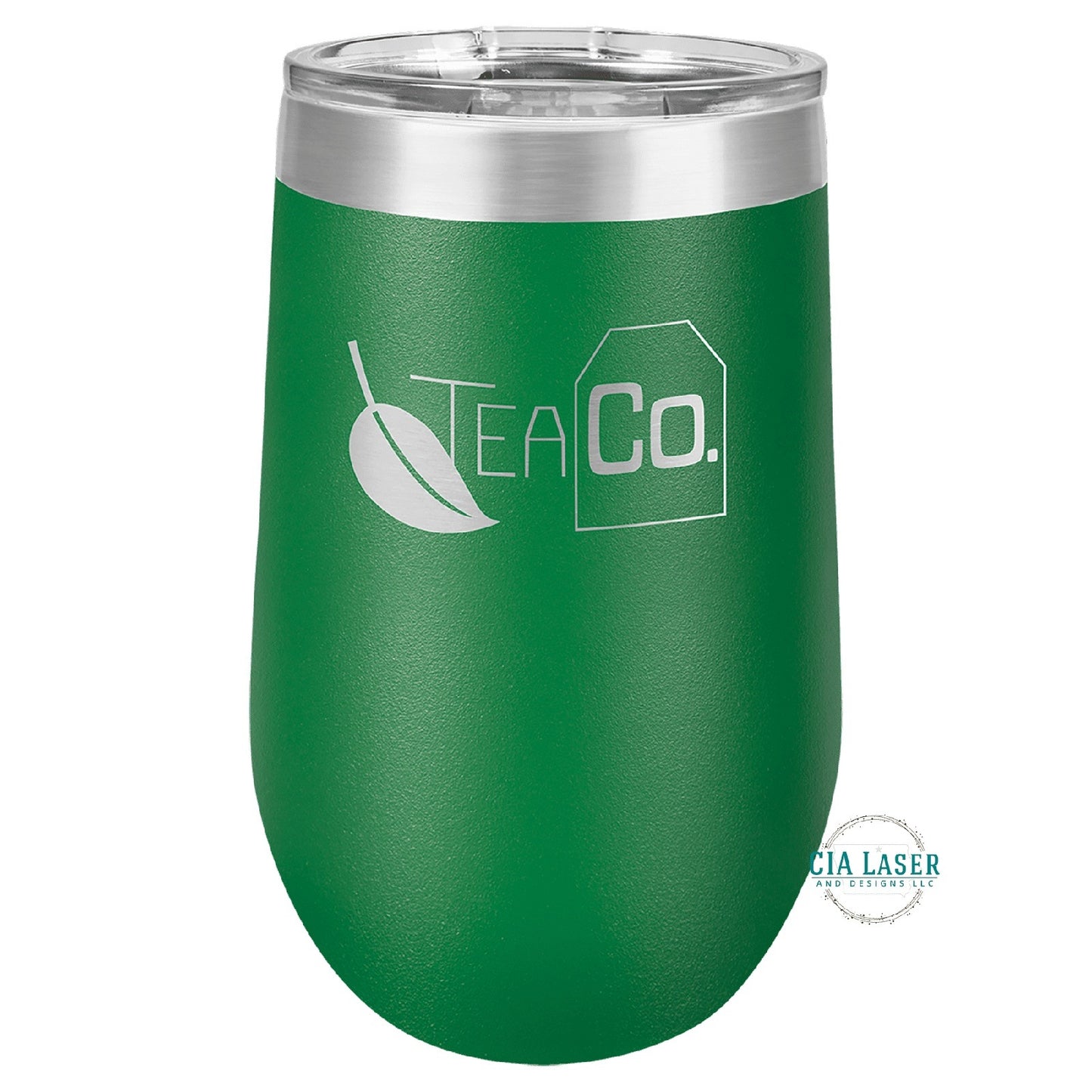 16oz Laser Engraved Personalized Wine Tumbler