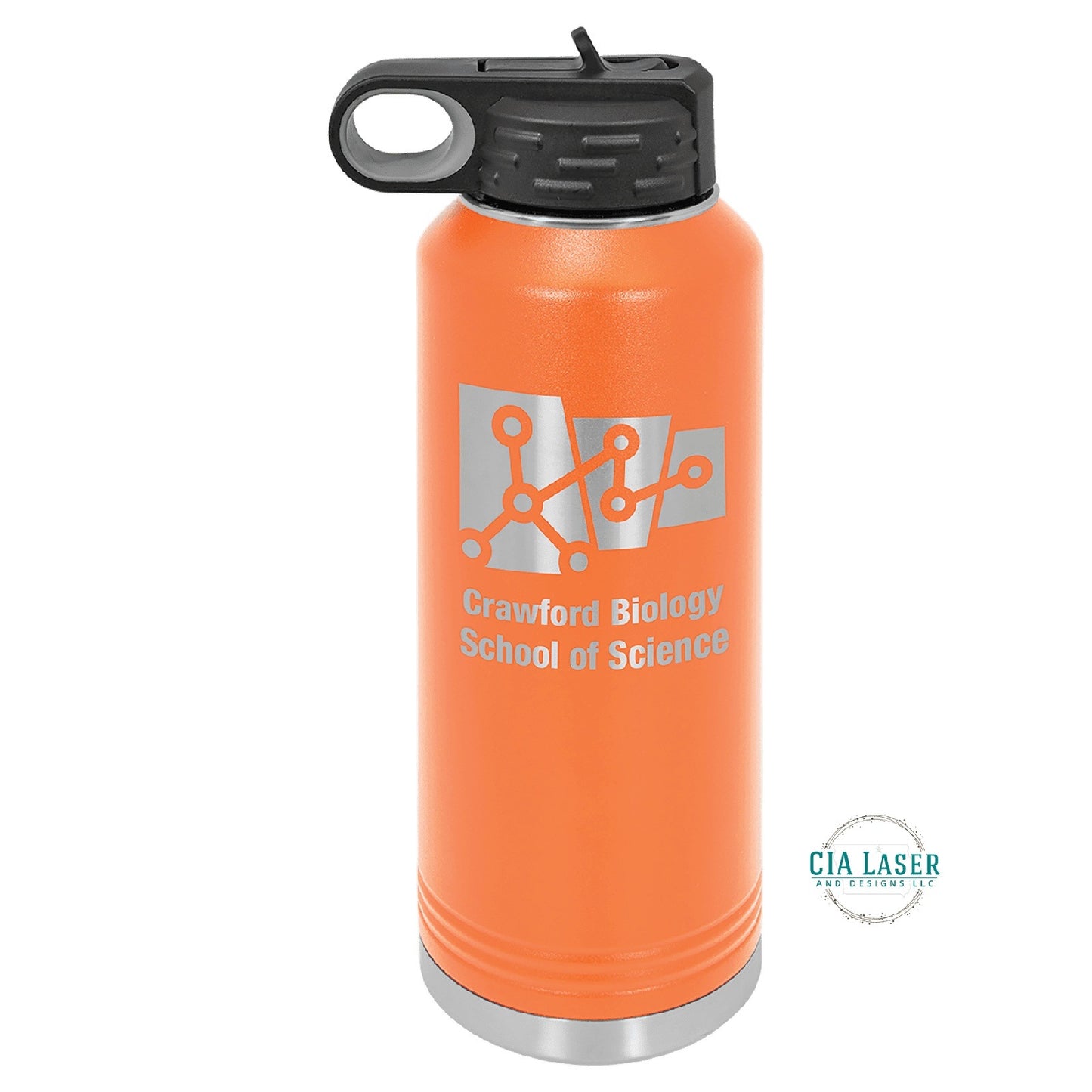 40oz Personalized Polar Camel Laser Engraved Water Bottle With Custom Image, Logo, and/or Text