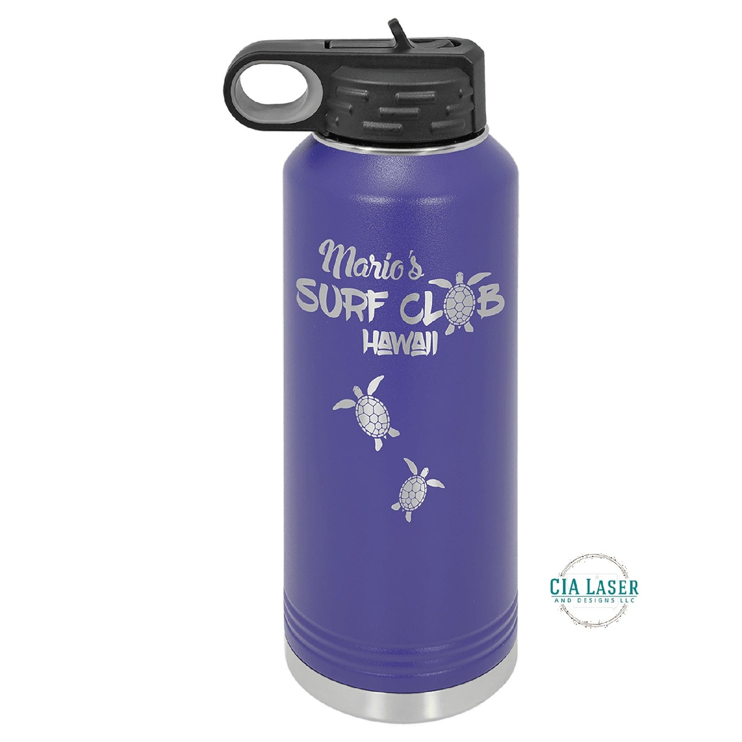 40oz Personalized Polar Camel Laser Engraved Water Bottle With Custom Image, Logo, and/or Text