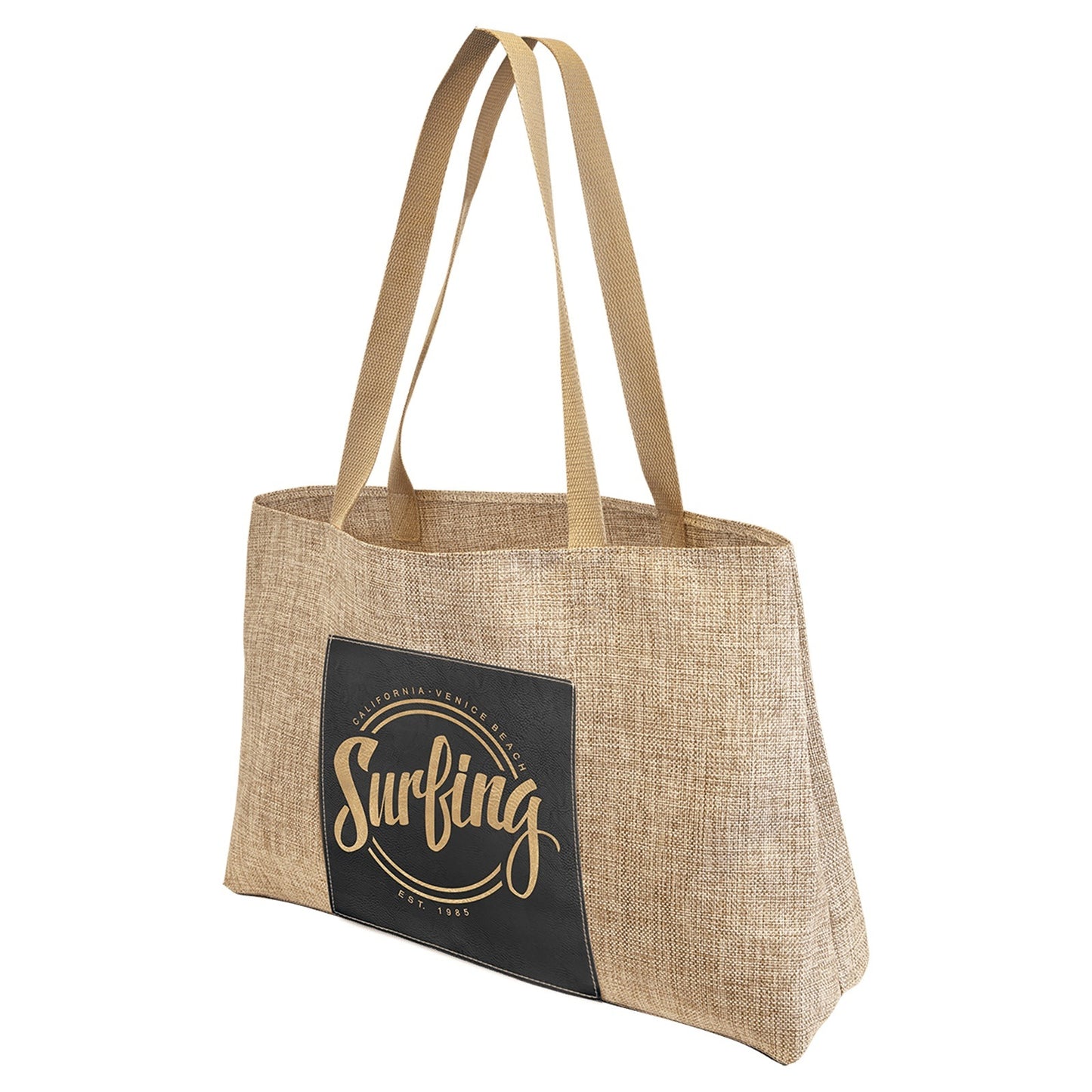 Burlap Canvas Personalized Tote | Bridesmade gift | Gift for her |