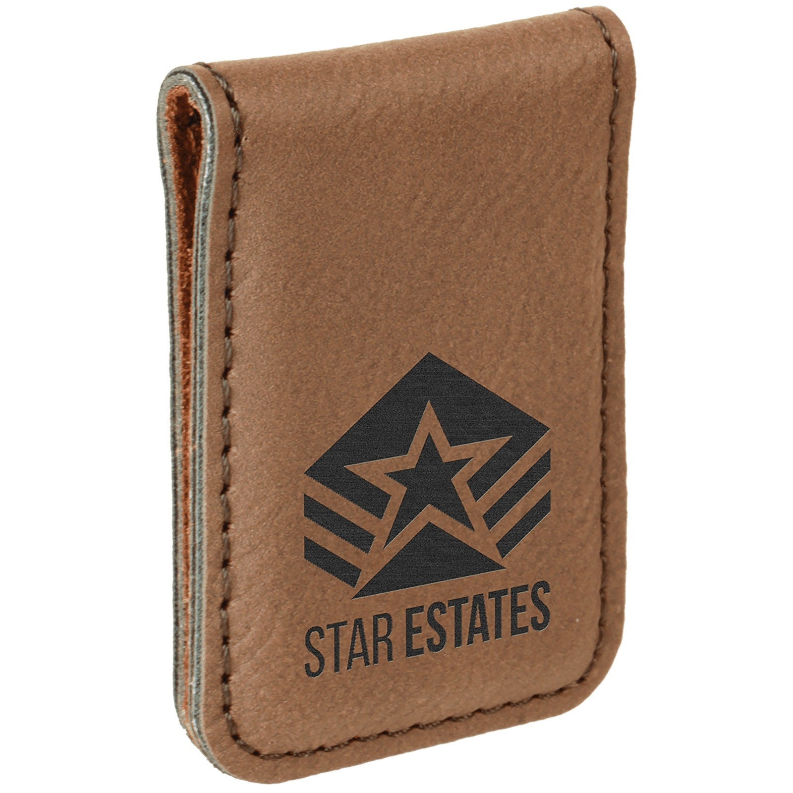 Custom Laserable Leatherette Money Clip