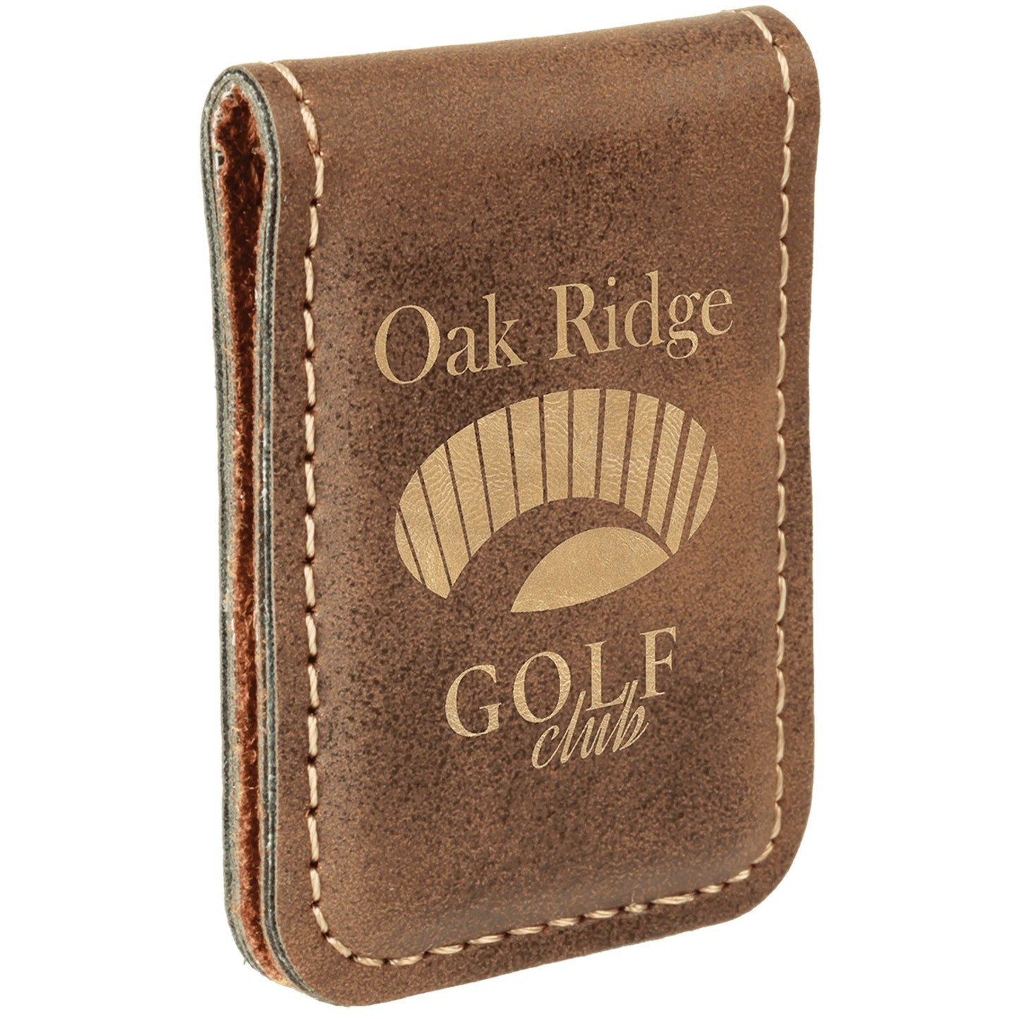 Custom Laserable Leatherette Money Clip