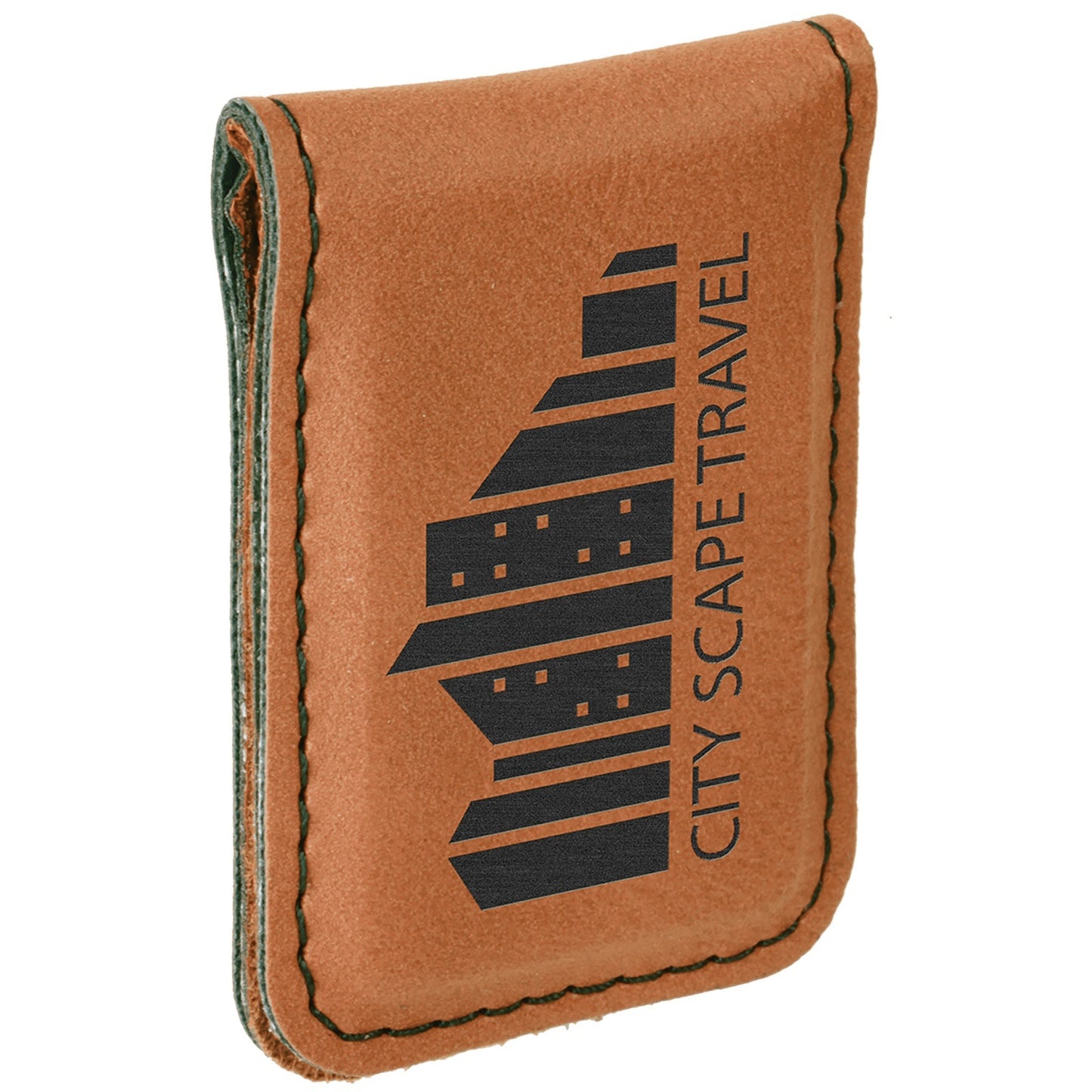 Custom Laserable Leatherette Money Clip