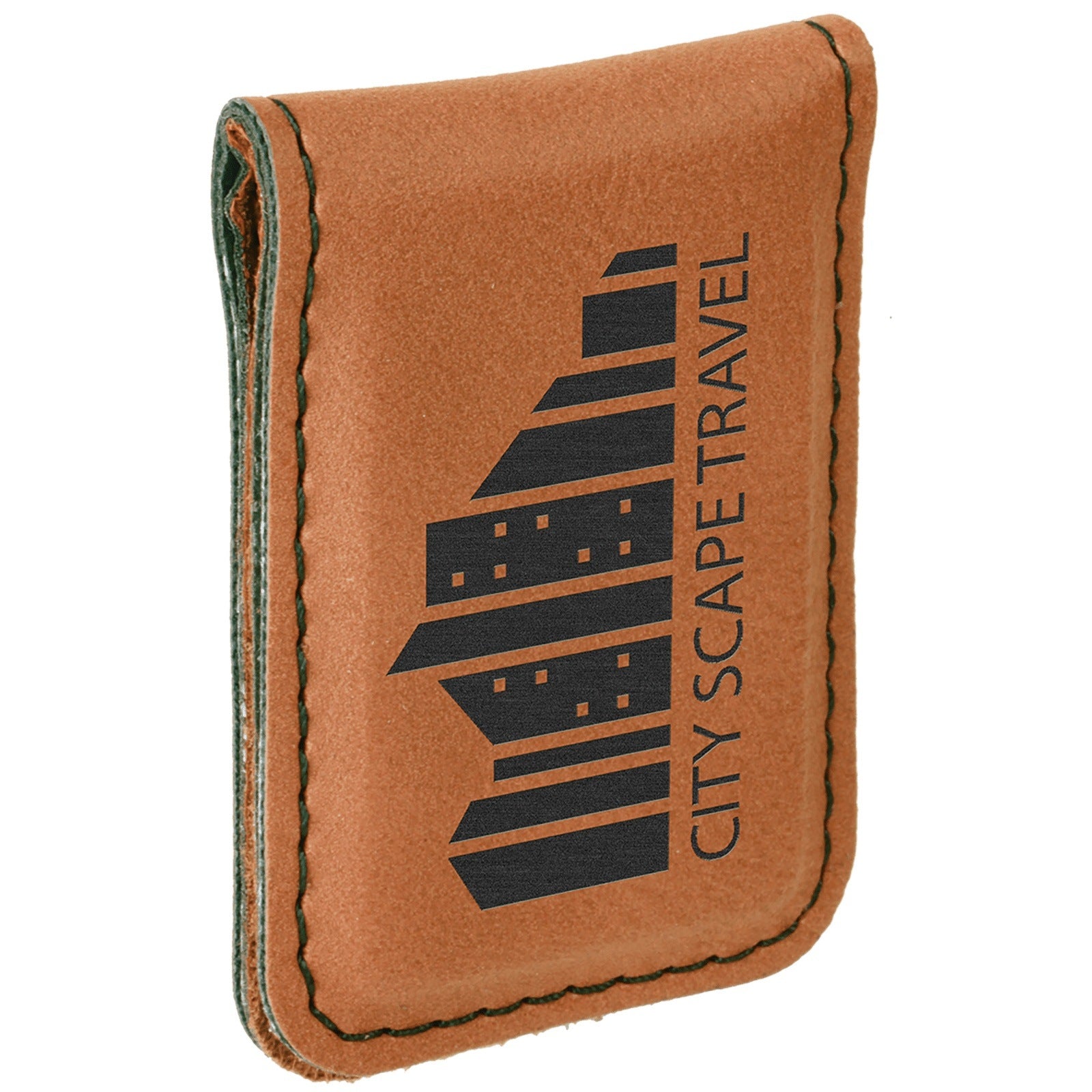Custom Laserable Leatherette Money Clip