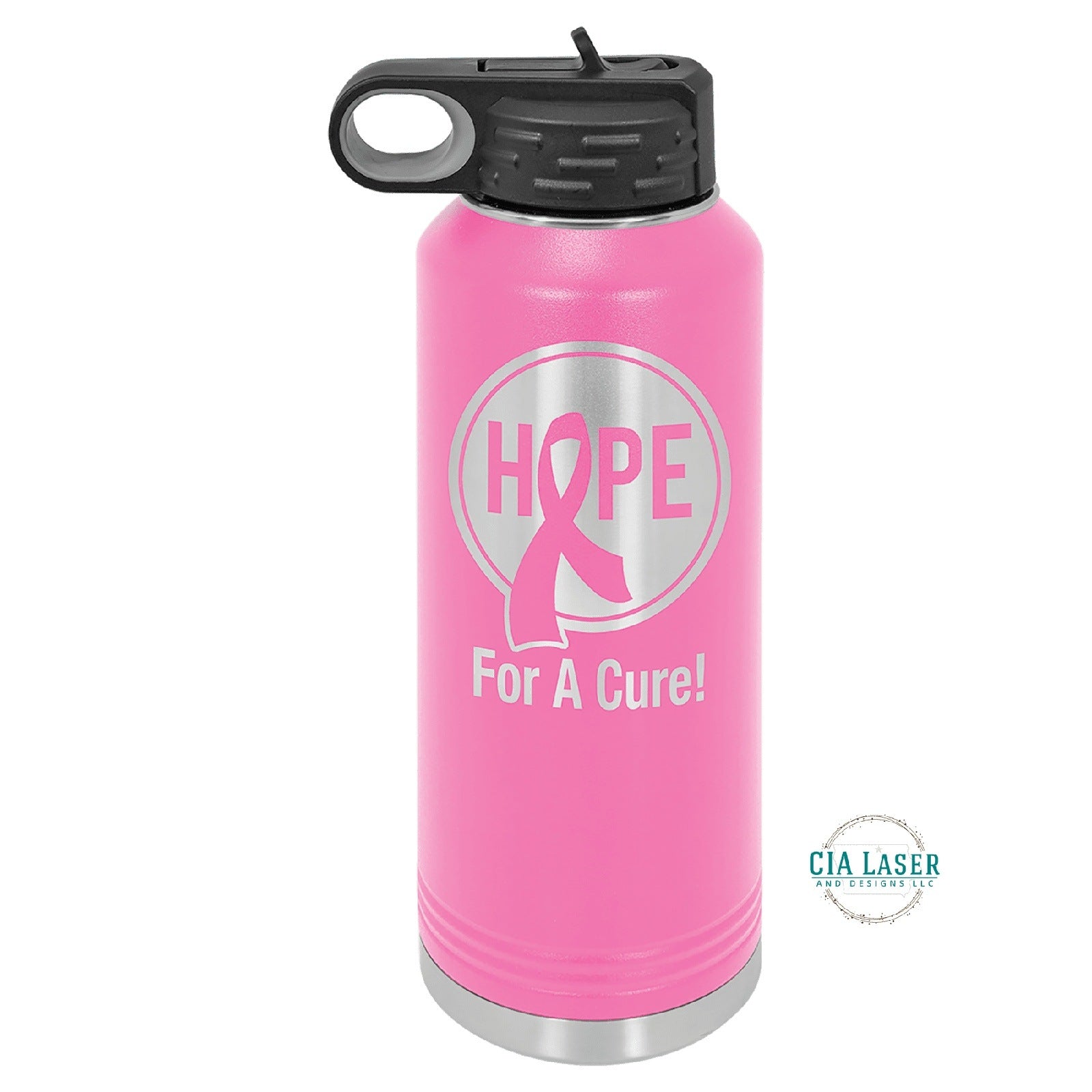 40oz Personalized Polar Camel Laser Engraved Water Bottle With Custom Image, Logo, and/or Text