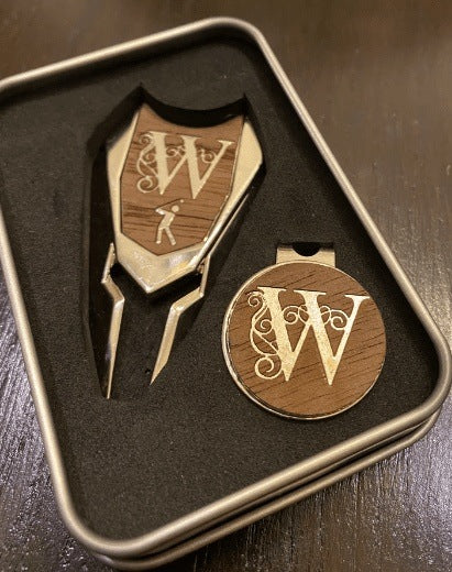 Personalized Divot Tool Set, Ball Marker, Golf Gifts for Men, Fathers Day Golf Gift, Gift for Him, Groomsmen Gift