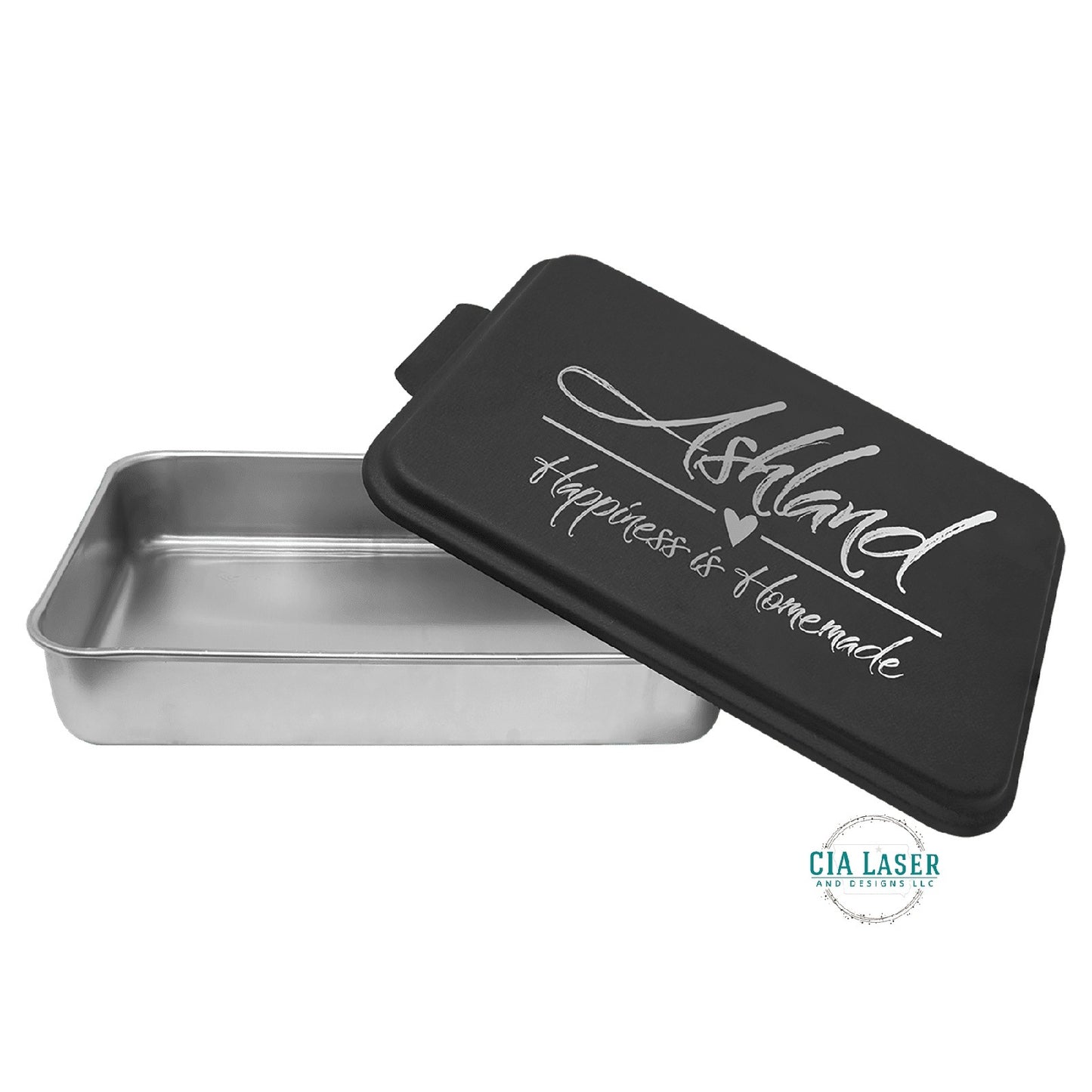 Personalized Wedding Aluminum Baking Pan with Lid Wedding Engraved Cake Pan Mr and Mrs Baking Pan